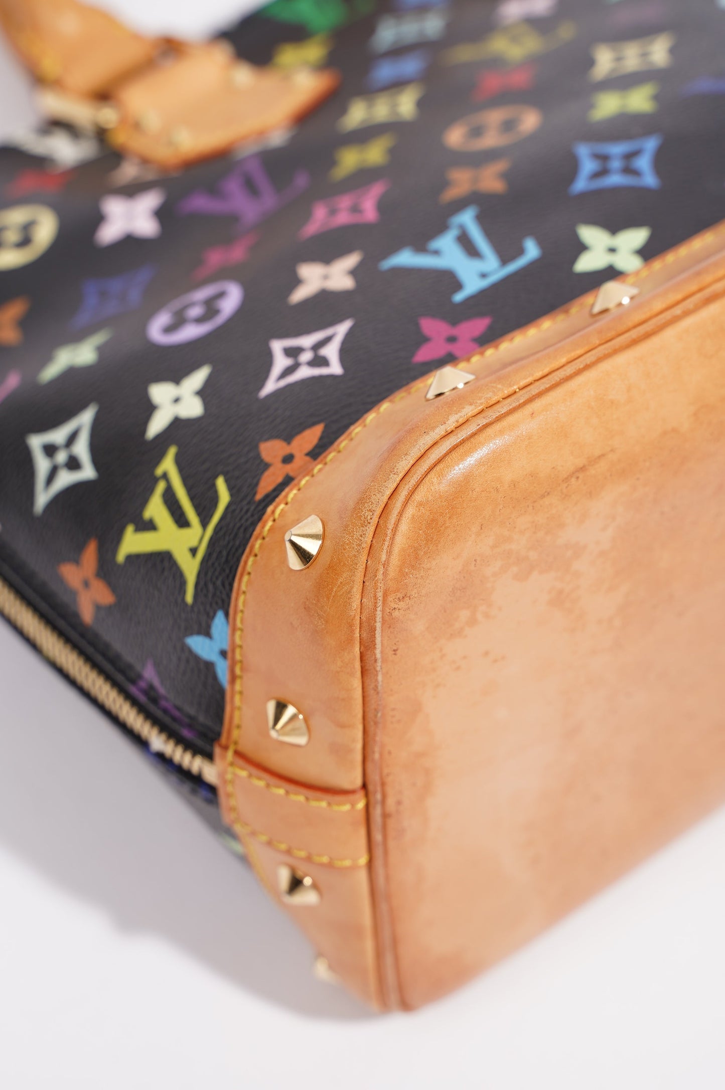 Louis Vuitton Womens Vintage Murakami Alma Black / Multi PM