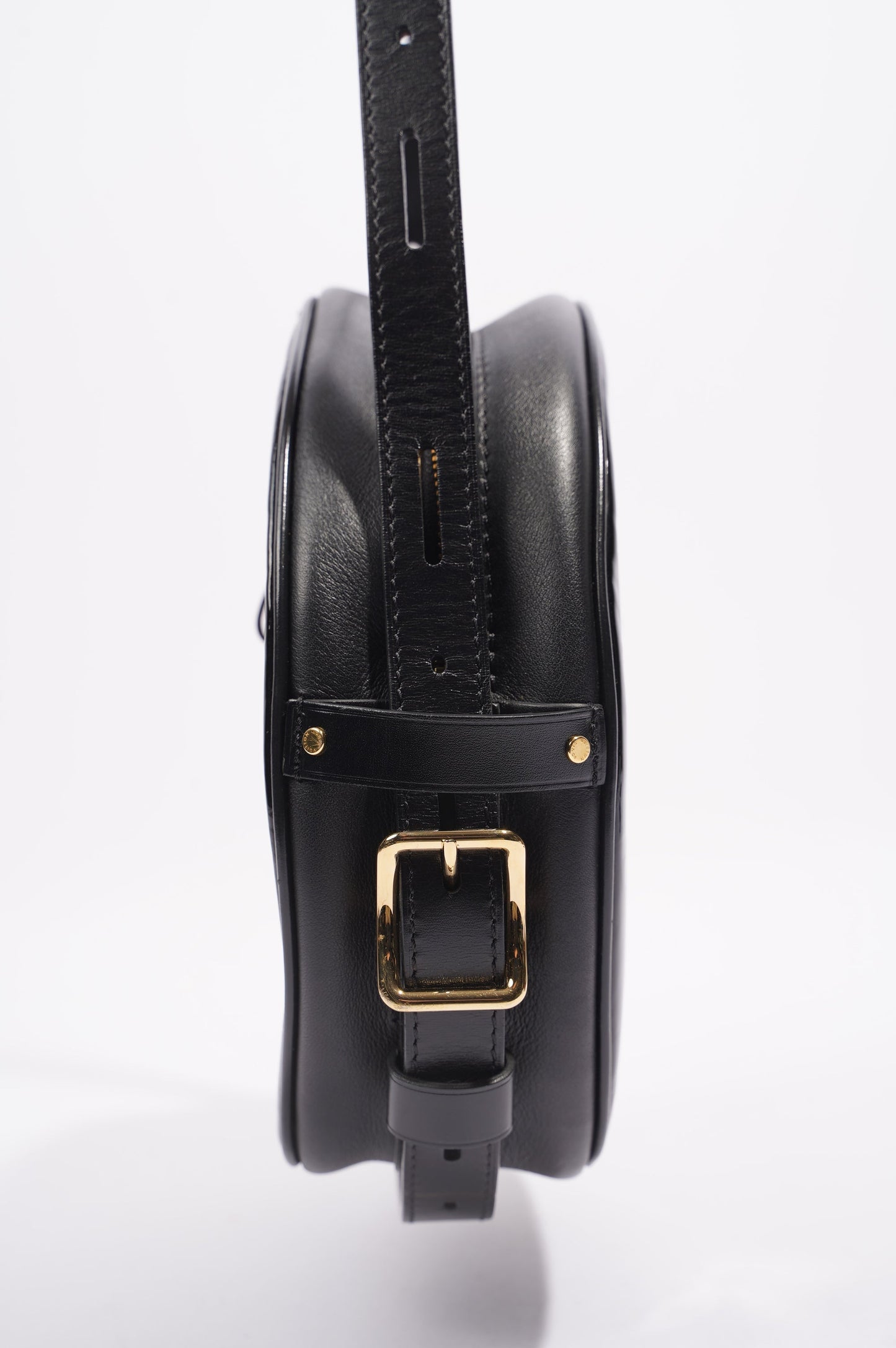 Louis Vuitton Boite Chapeau Souple Bag Black Vernis Leather
