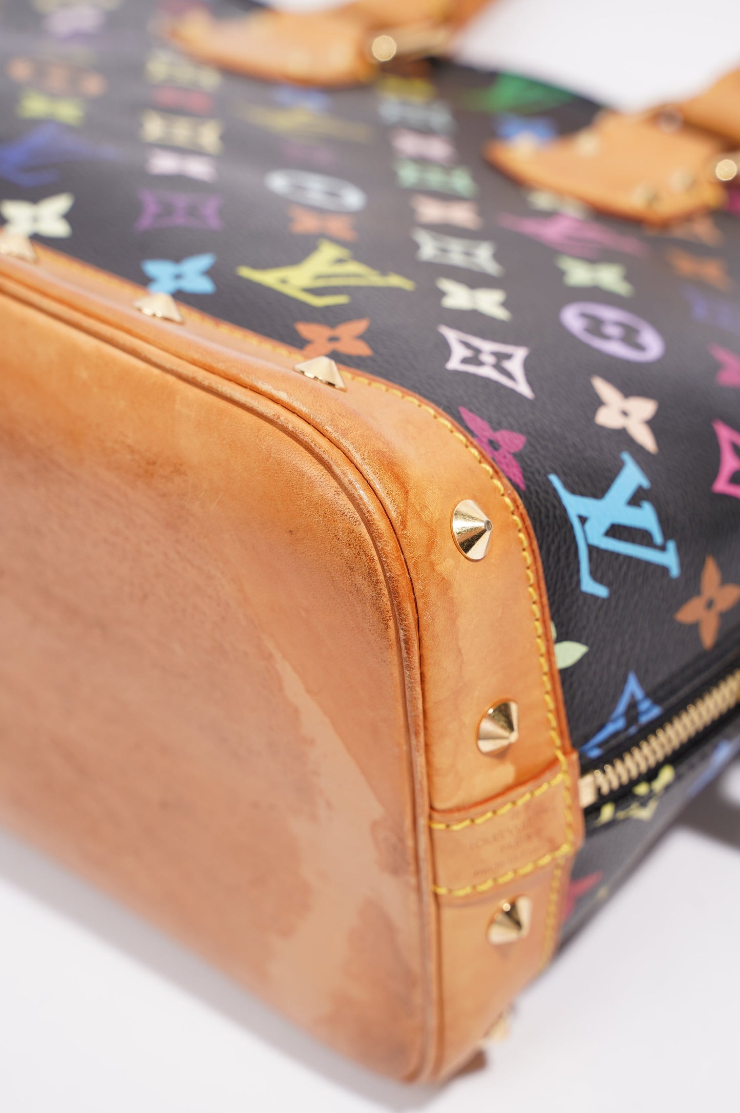Louis Vuitton Womens Vintage Murakami Alma Black / Multi PM