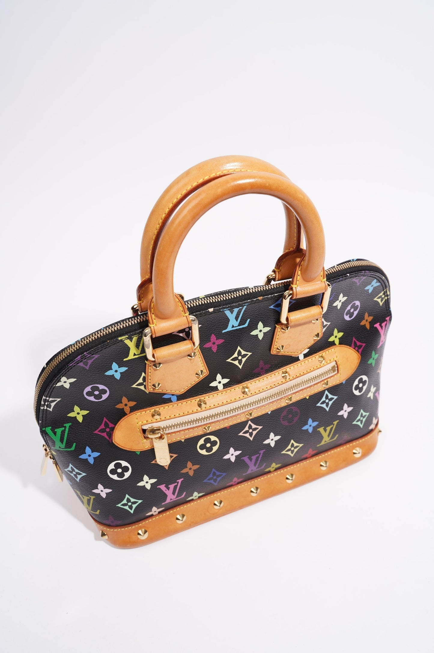 Louis Vuitton Womens Vintage Murakami Alma Black / Multi PM