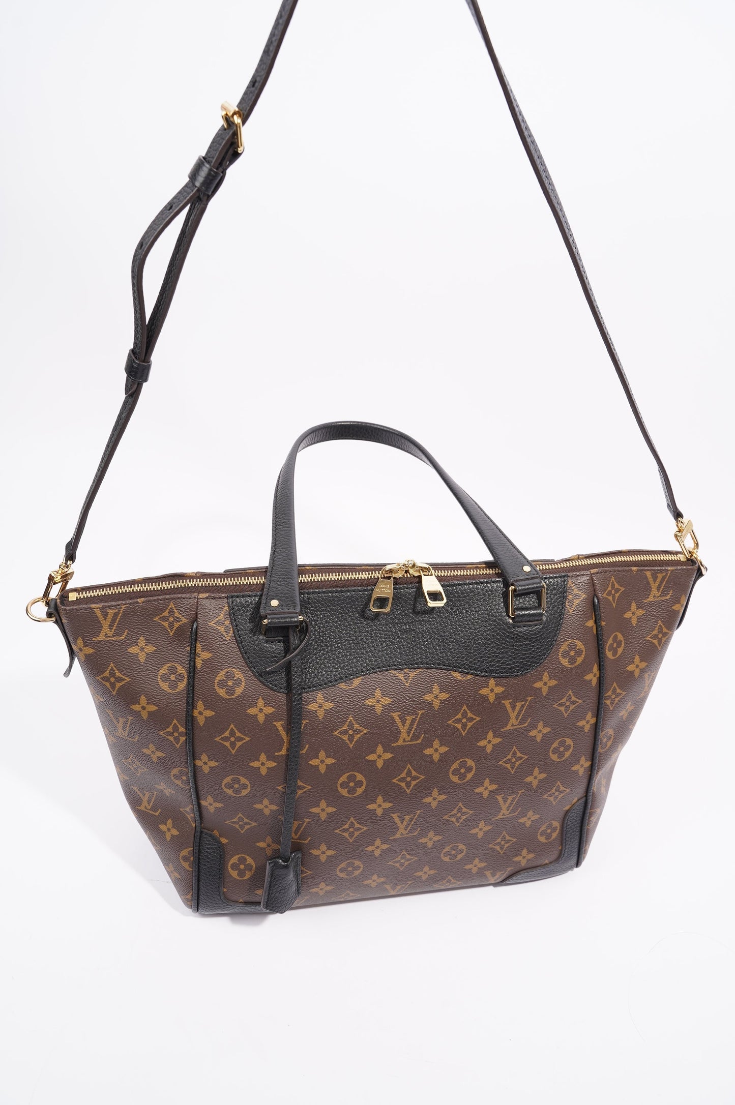 Louis Vuitton Womens Estrela Tote Bag Monogram / Black MM