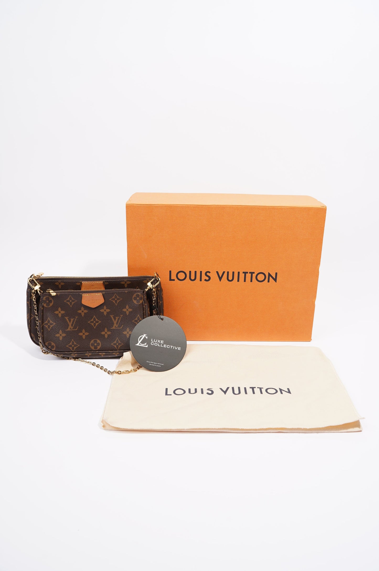 Louis Vuitton Womens Multi Pochette Accessoire Monogram Canvas