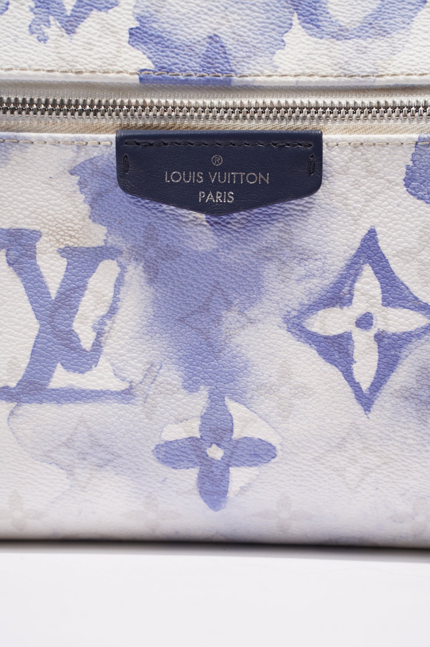 Louis Vuitton Womens Discovery Limited Edition Backpack Monogram / Blue