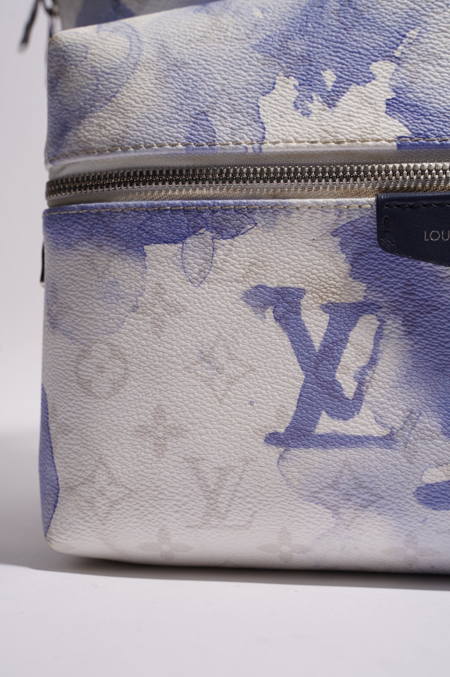 Louis Vuitton Womens Discovery Limited Edition Backpack Monogram / Blue