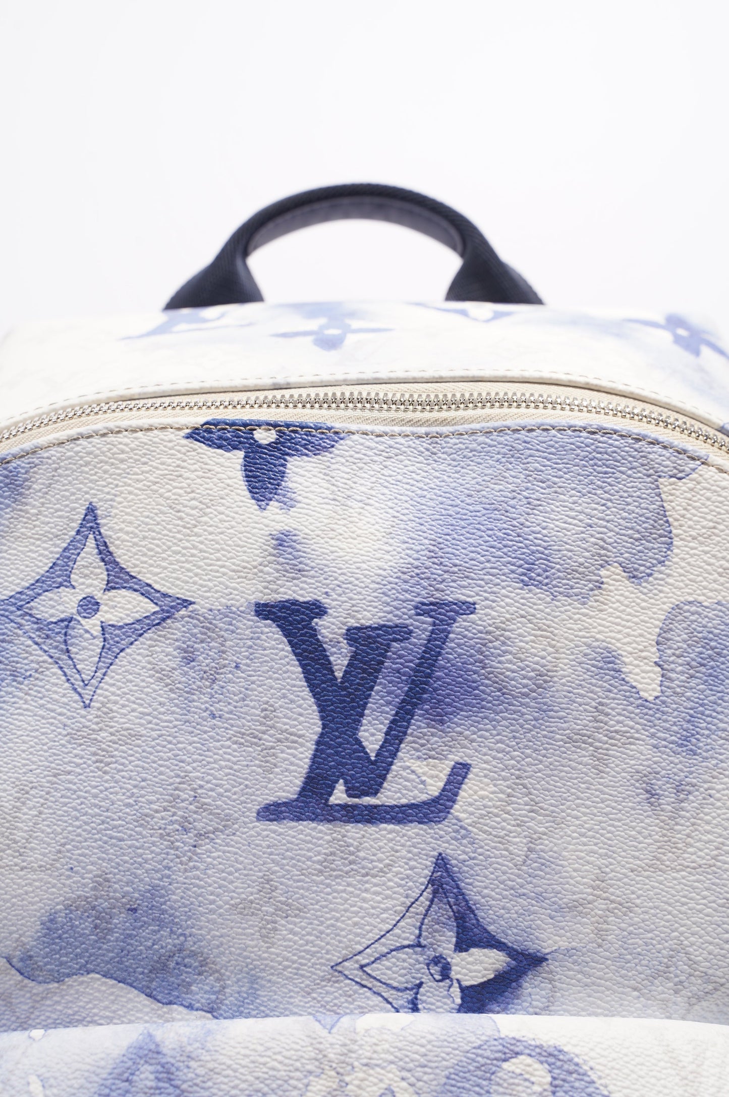 Louis Vuitton Womens Discovery Limited Edition Backpack Monogram / Blue