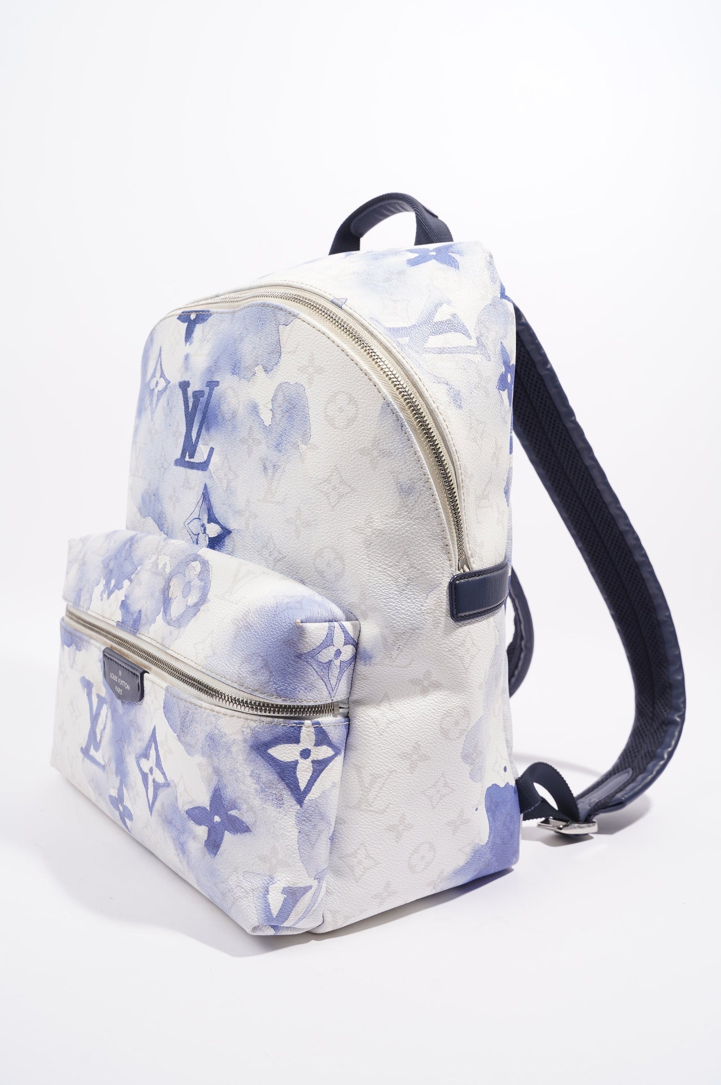 Louis Vuitton Womens Discovery Limited Edition Backpack Monogram / Blue
