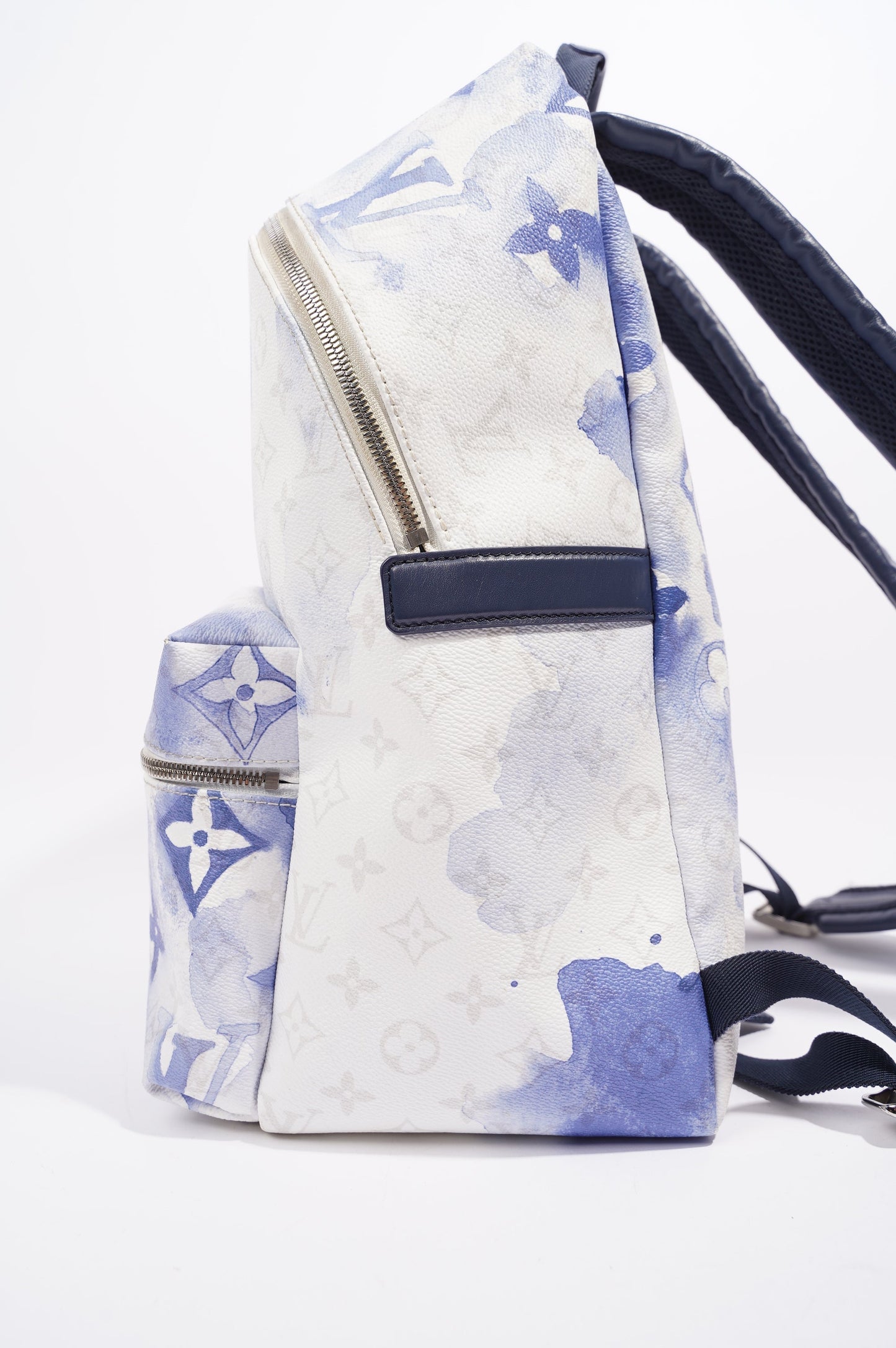 Louis Vuitton Womens Discovery Limited Edition Backpack Monogram / Blue