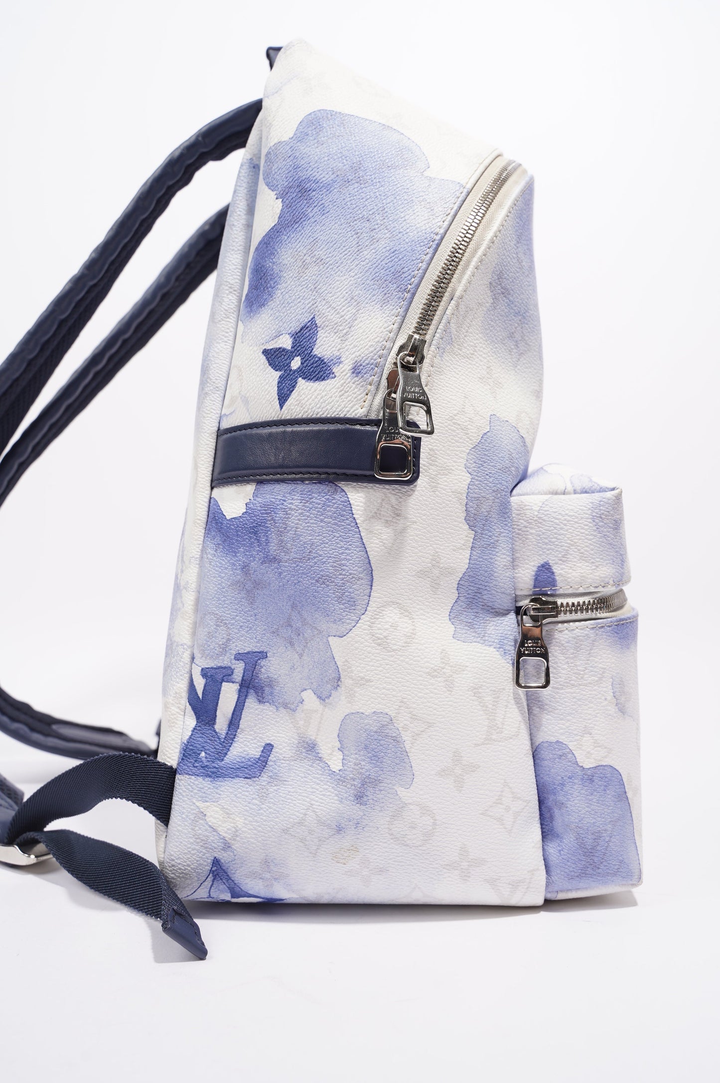 Louis Vuitton Womens Discovery Limited Edition Backpack Monogram / Blue