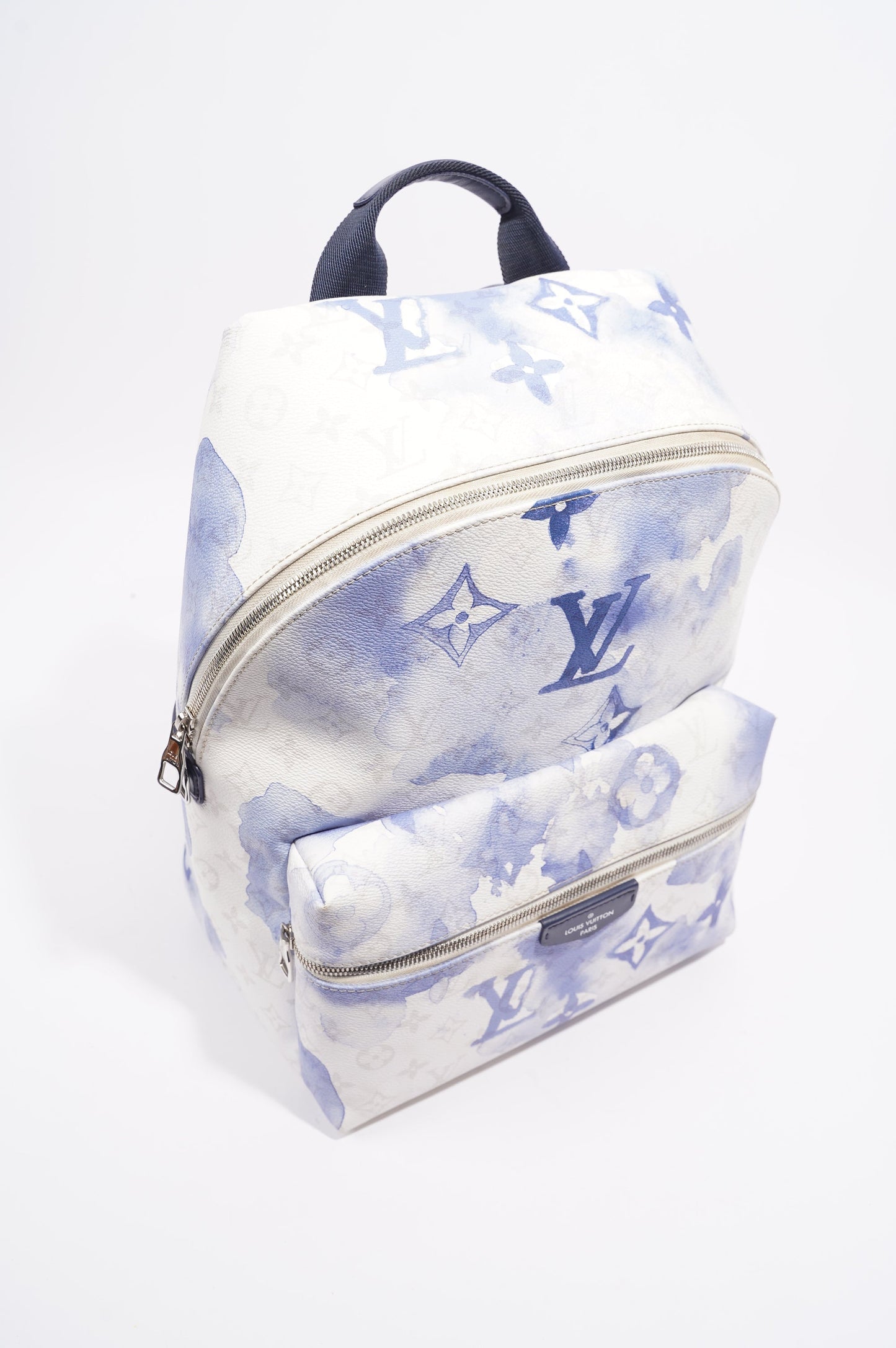 Louis Vuitton Womens Discovery Limited Edition Backpack Monogram / Blue