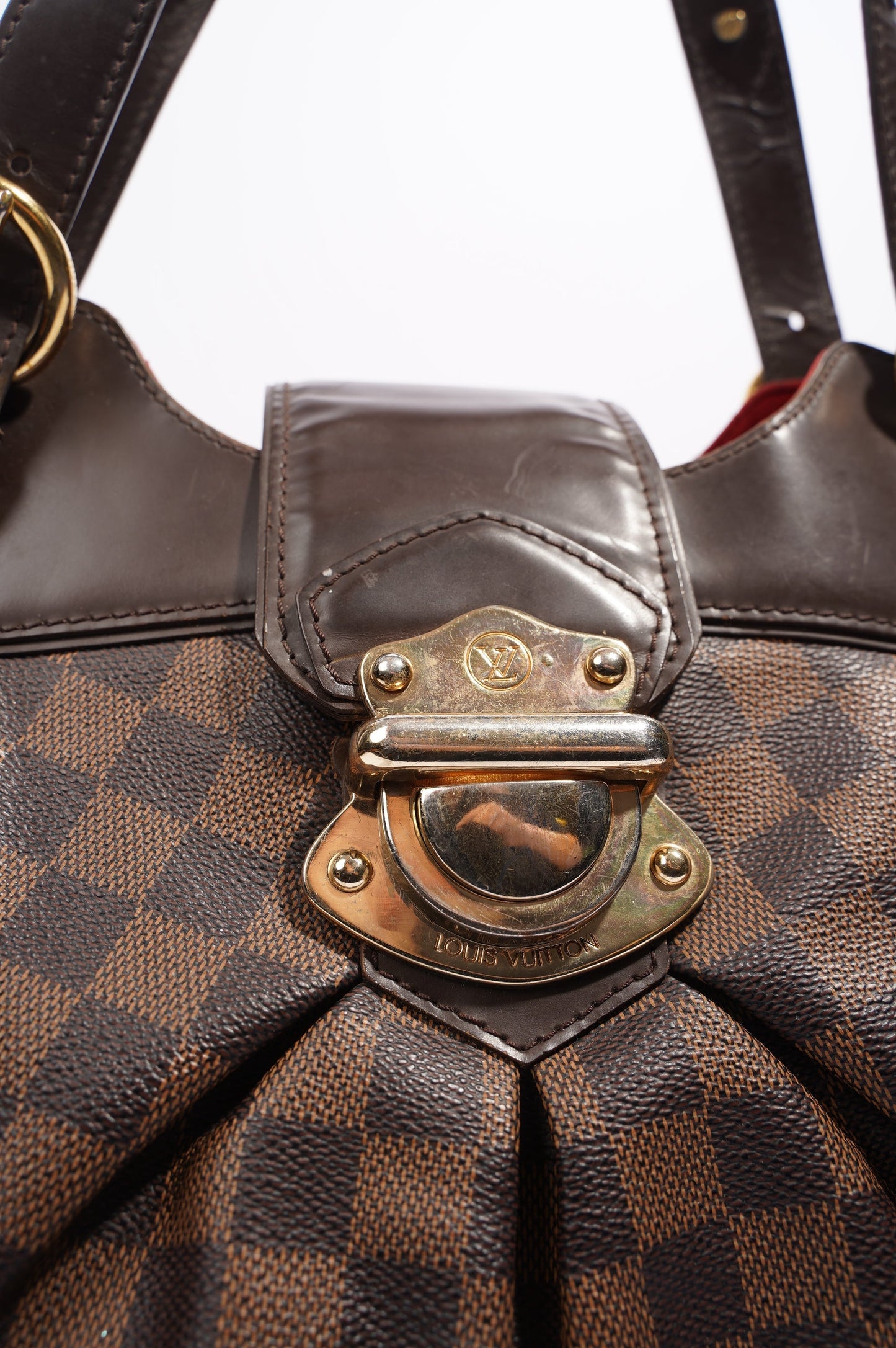 Louis Vuitton Womens Sistina Damier Ebene GM