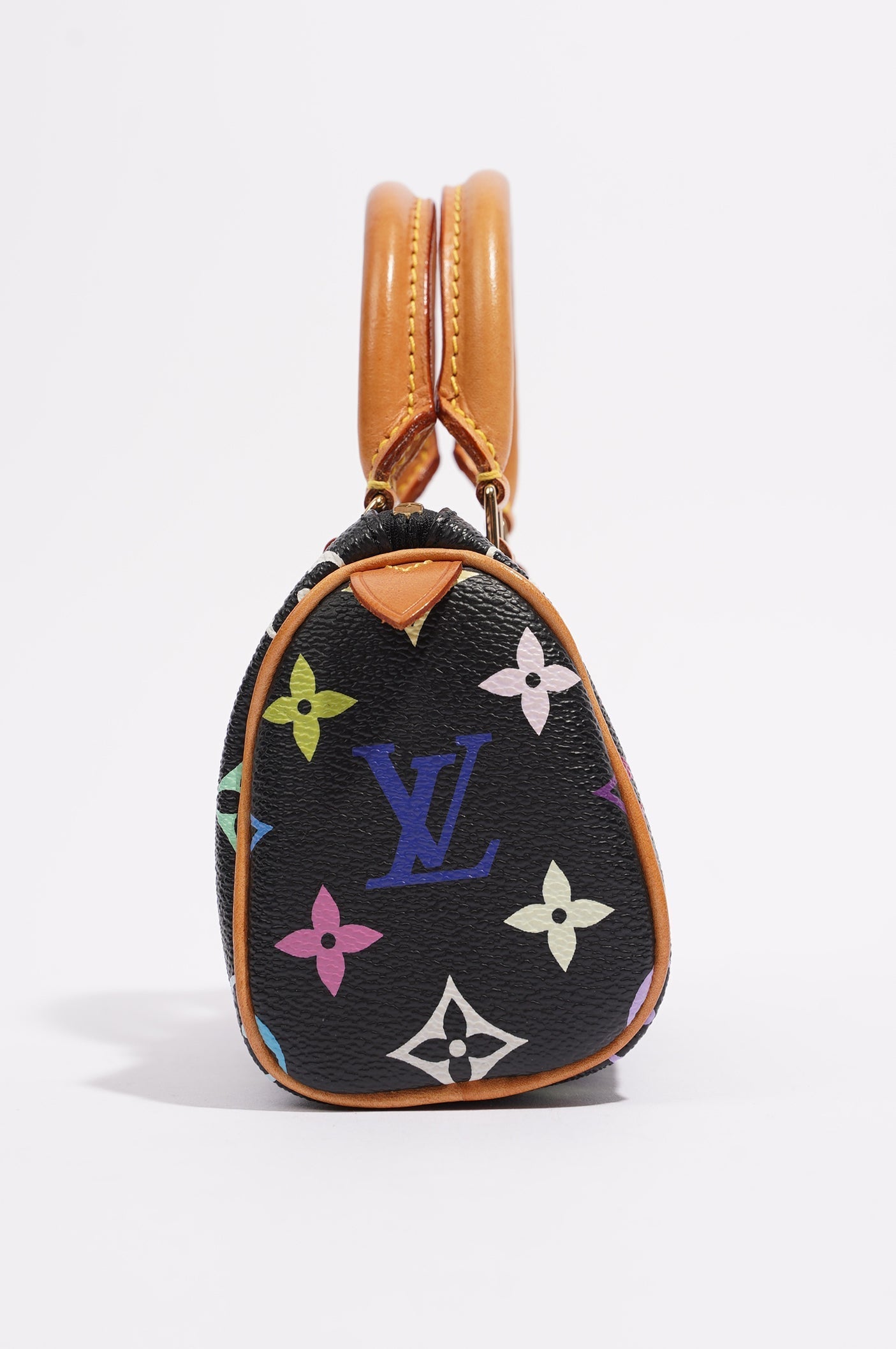 Louis Vuitton Womens Speedy Handbag Murakami Monogram Canvas Nano