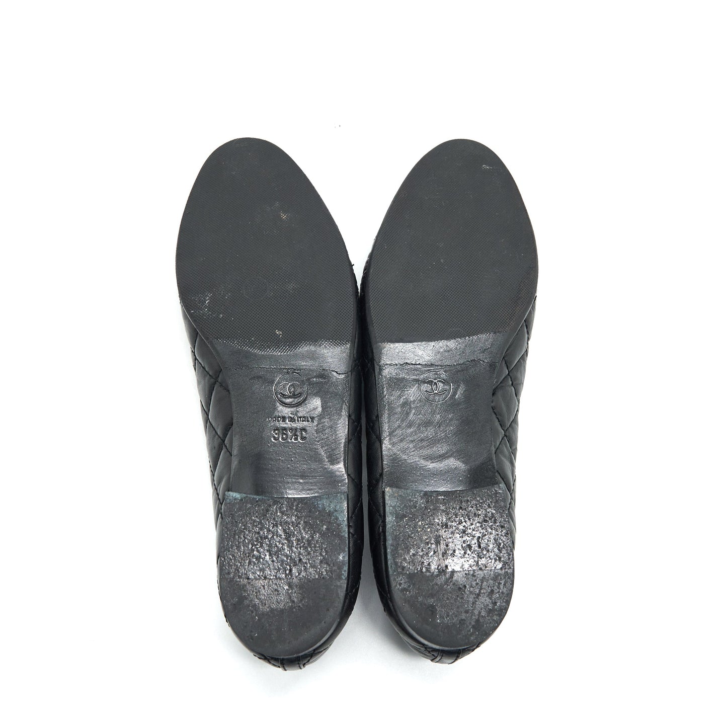 Chanel Classic Quilted flat Shoes Size 36.5