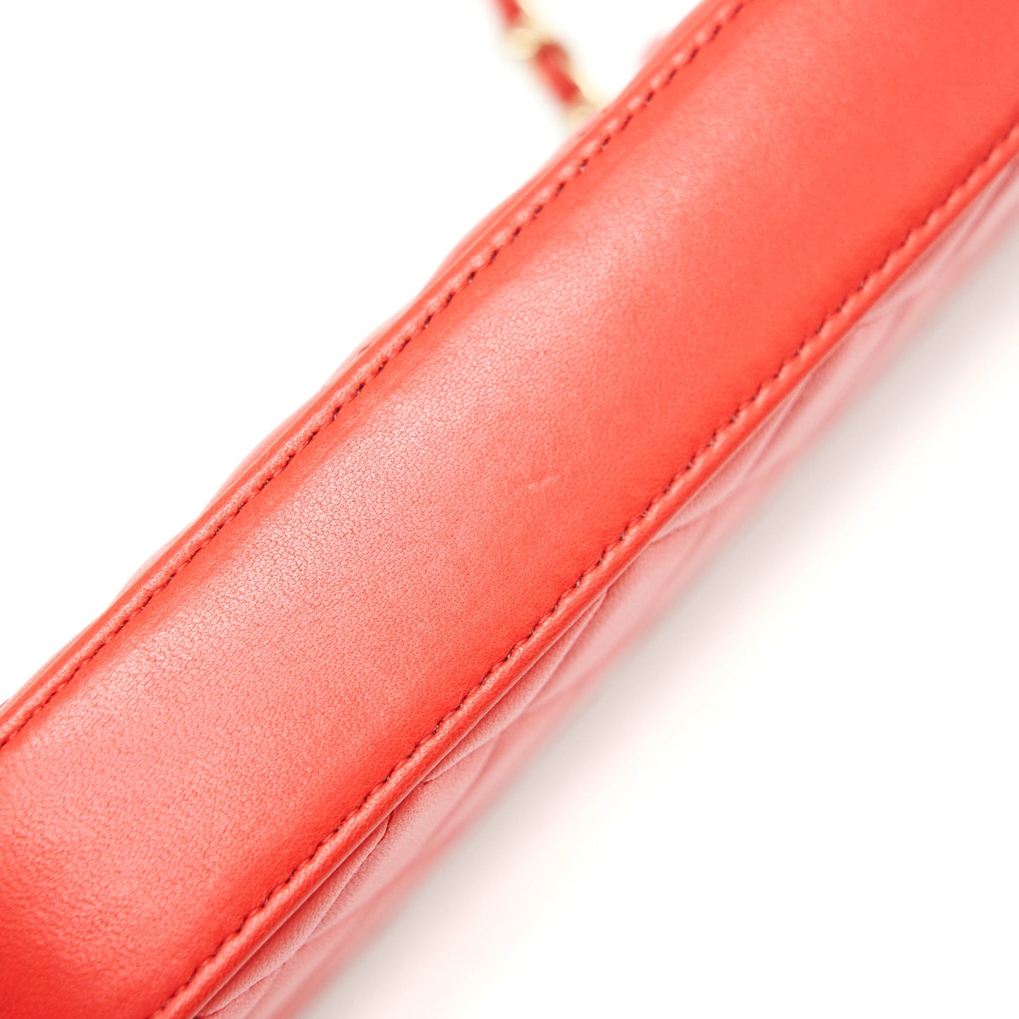 CHANEL RED DOUBLE ZIP WALLET ON CHAIN SPECIAL EDITION IN RED