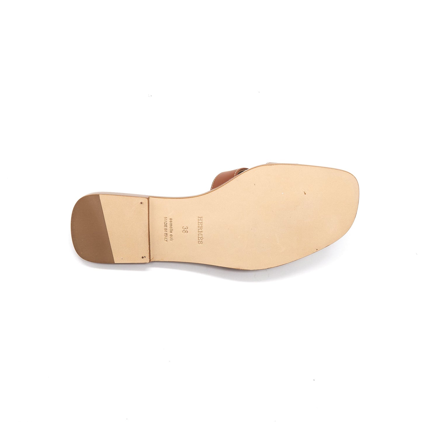 Hermes Oran Sandal Gold Size 38