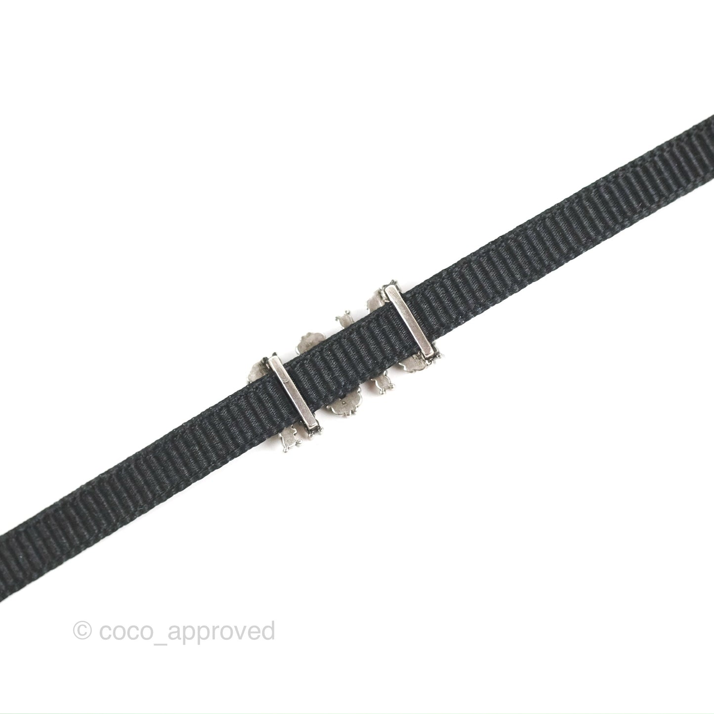 Christian Dior Ribbon Strass J'Adior Choker Necklace