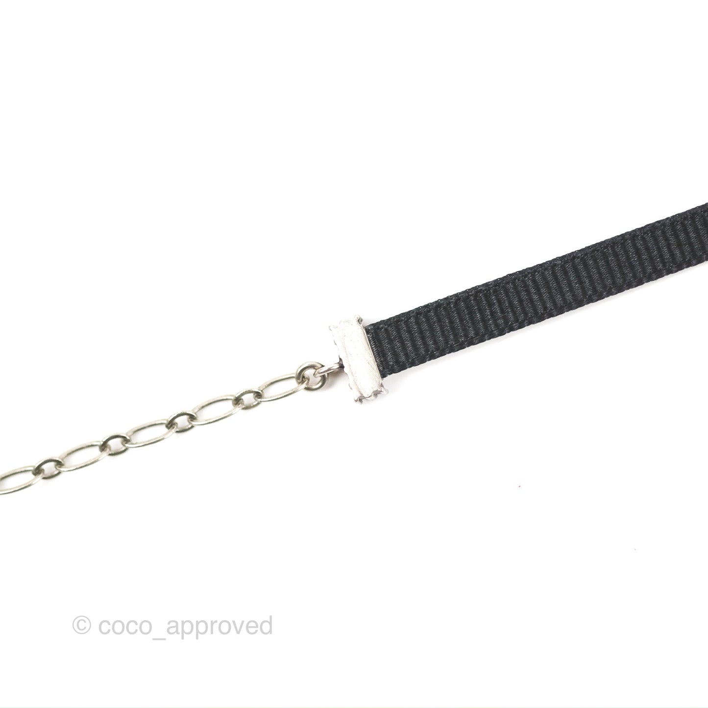 Christian Dior Ribbon Strass J'Adior Choker Necklace