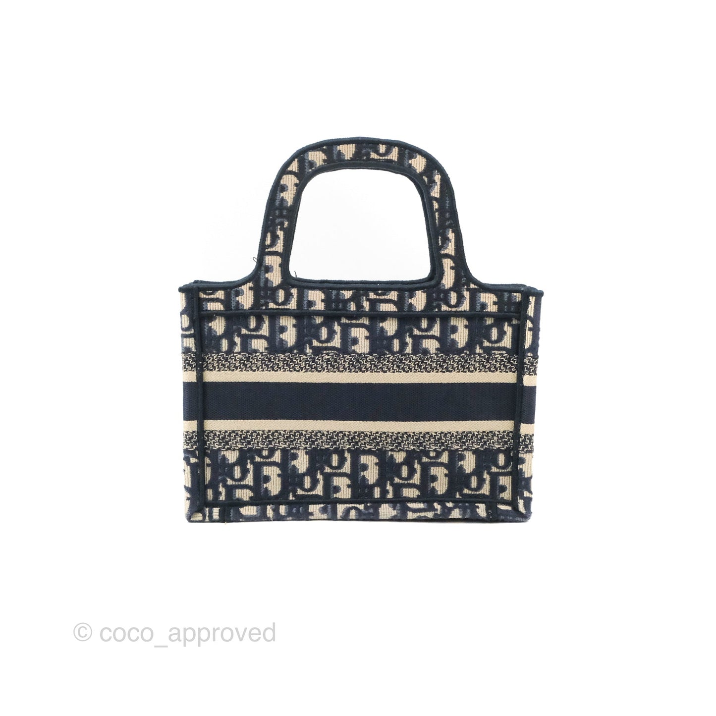 Dior Mini Book Tote Blue Oblique