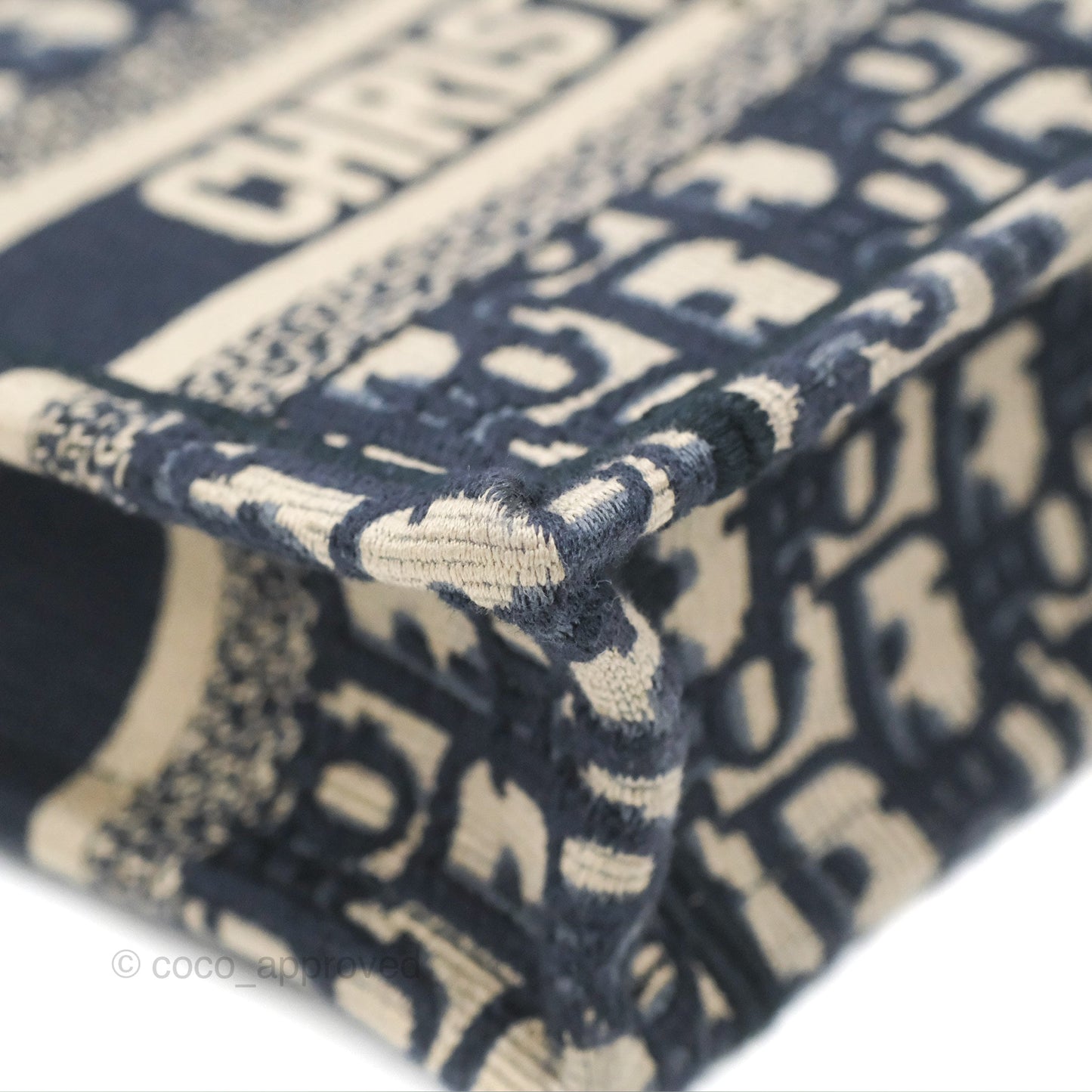 Dior Mini Book Tote Blue Oblique