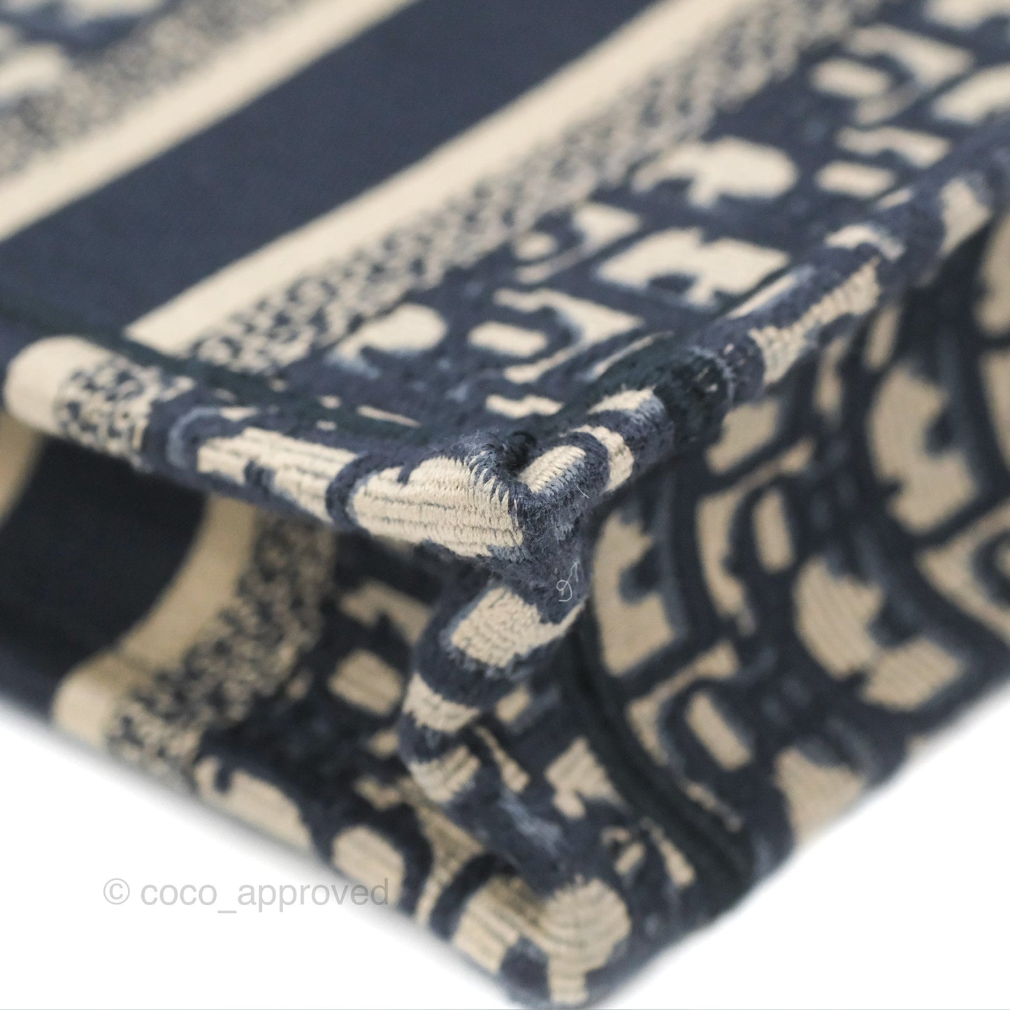 Dior Mini Book Tote Blue Oblique
