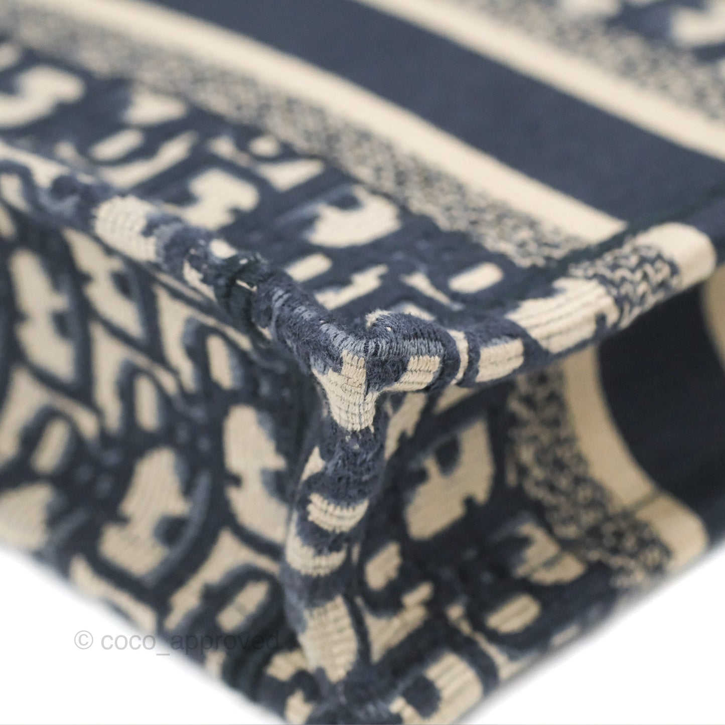 Dior Mini Book Tote Blue Oblique