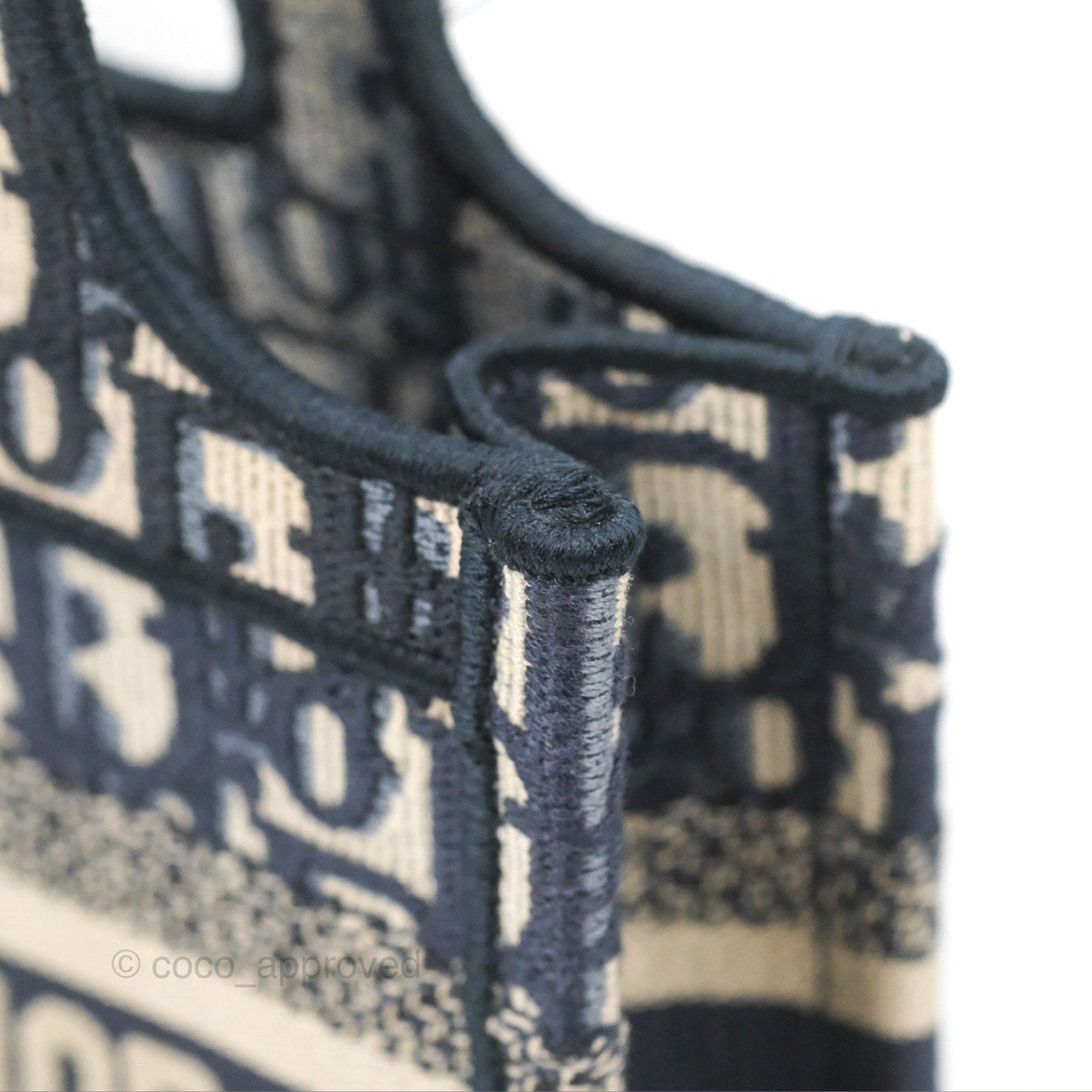 Dior Mini Book Tote Blue Oblique