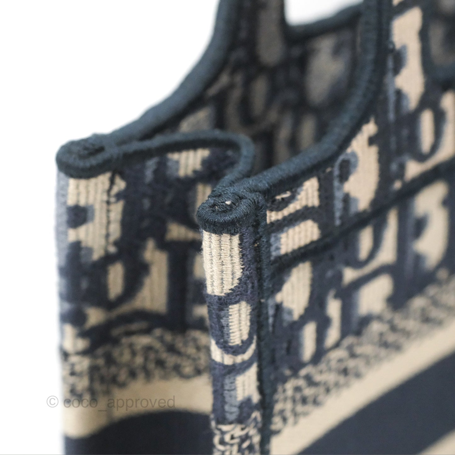 Dior Mini Book Tote Blue Oblique