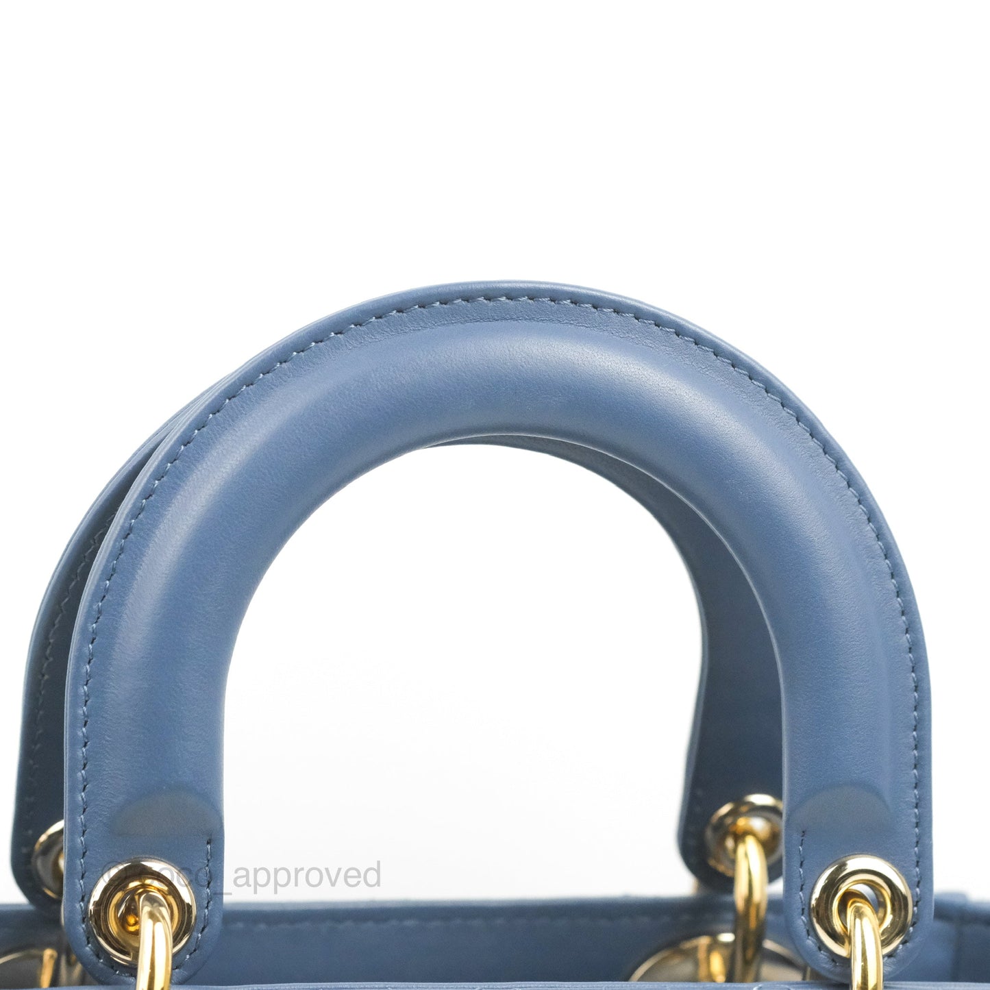 Christian Dior My ABCDior Lady Dior Blue Lambskin Gold Hardware