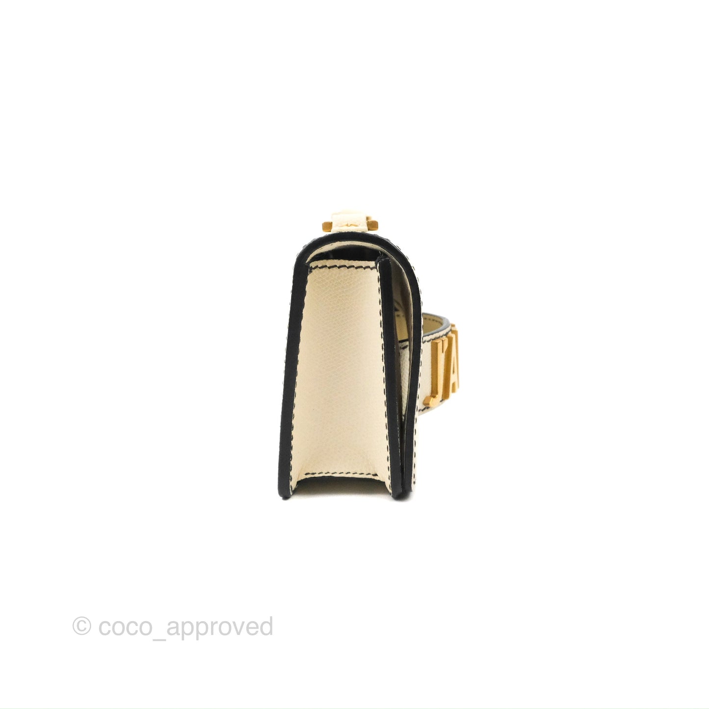 Christian Dior Mini J'Adior Chain Flap Bag White Grained Calfskin