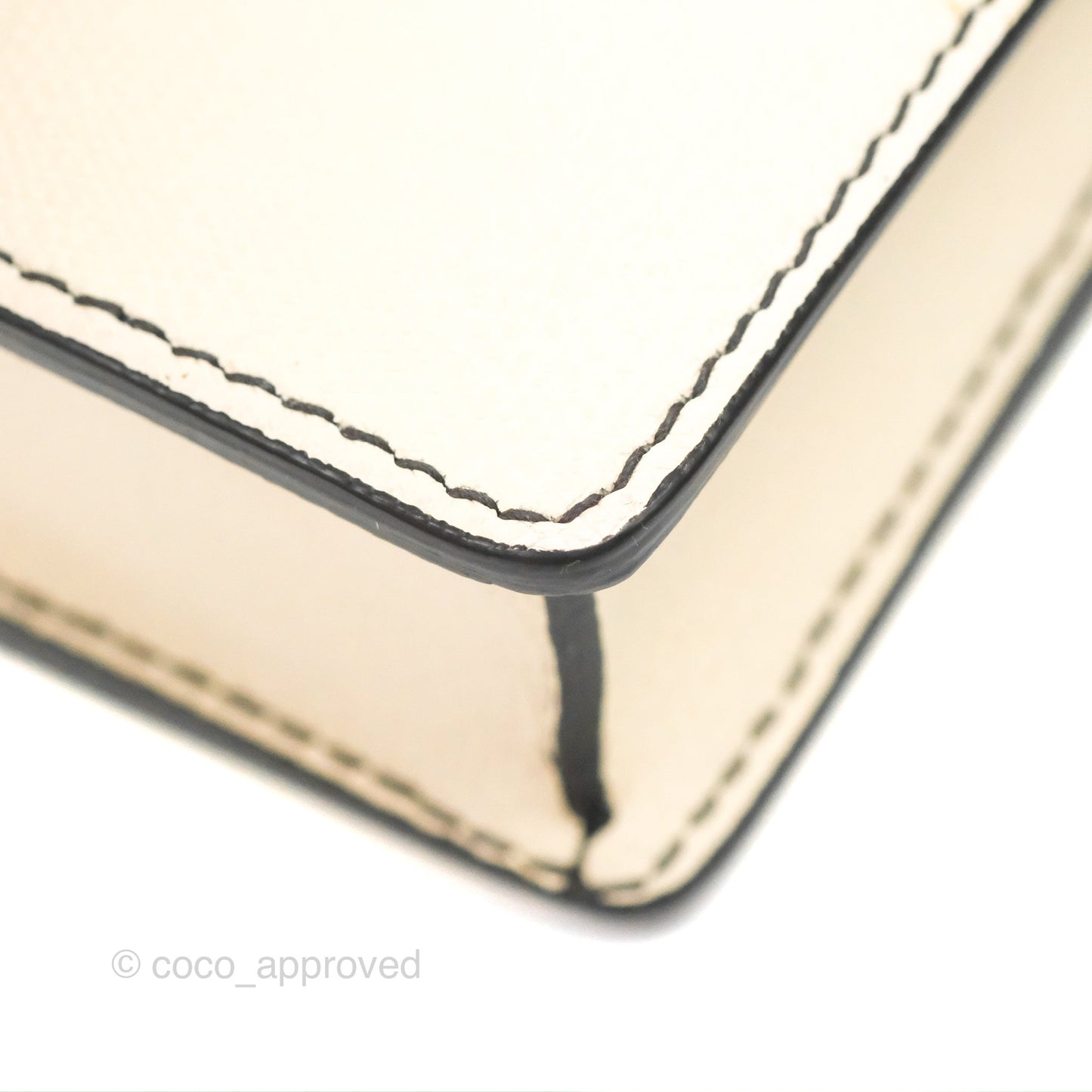Christian Dior Mini J'Adior Chain Flap Bag White Grained Calfskin