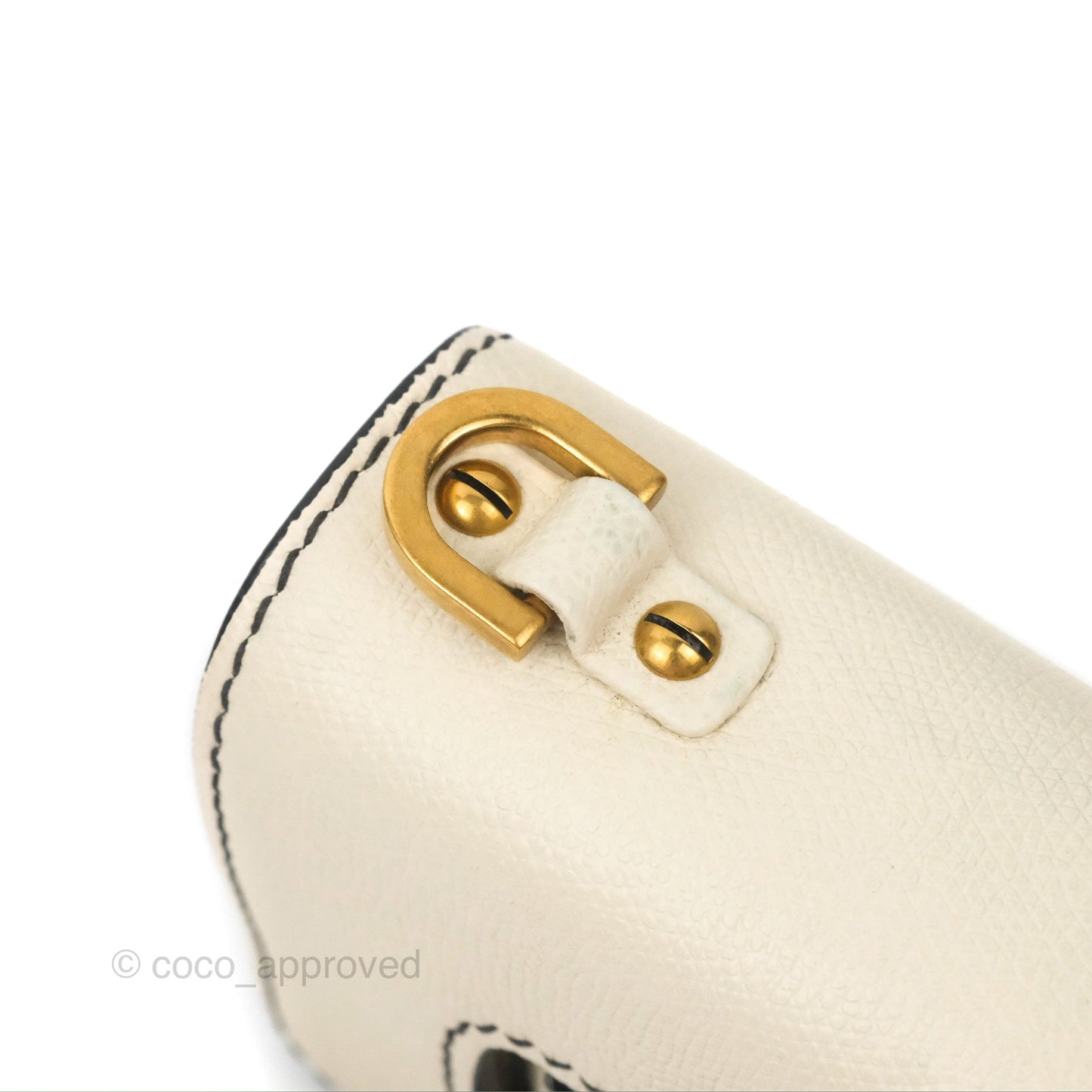 Christian Dior Mini J'Adior Chain Flap Bag White Grained Calfskin