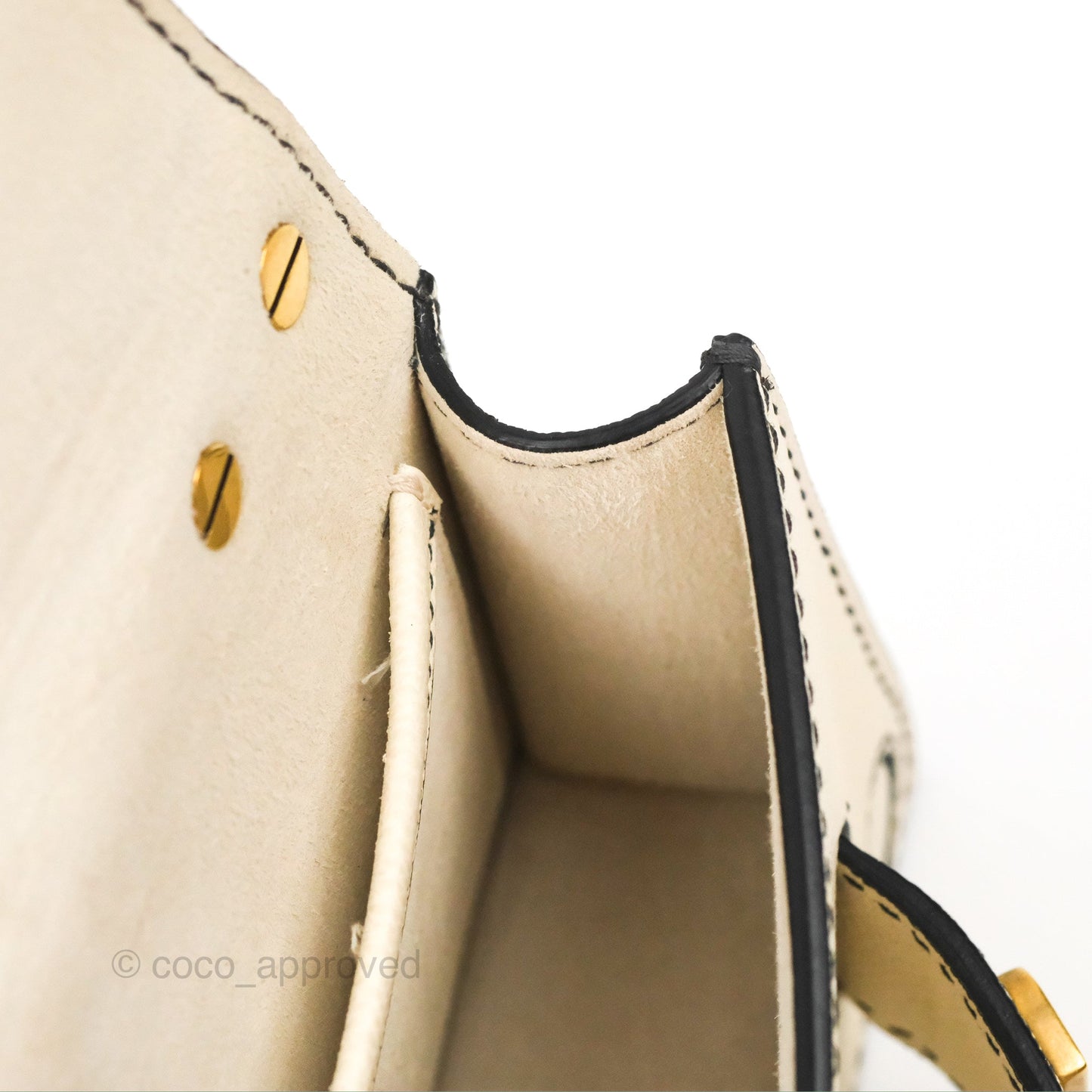 Christian Dior Mini J'Adior Chain Flap Bag White Grained Calfskin