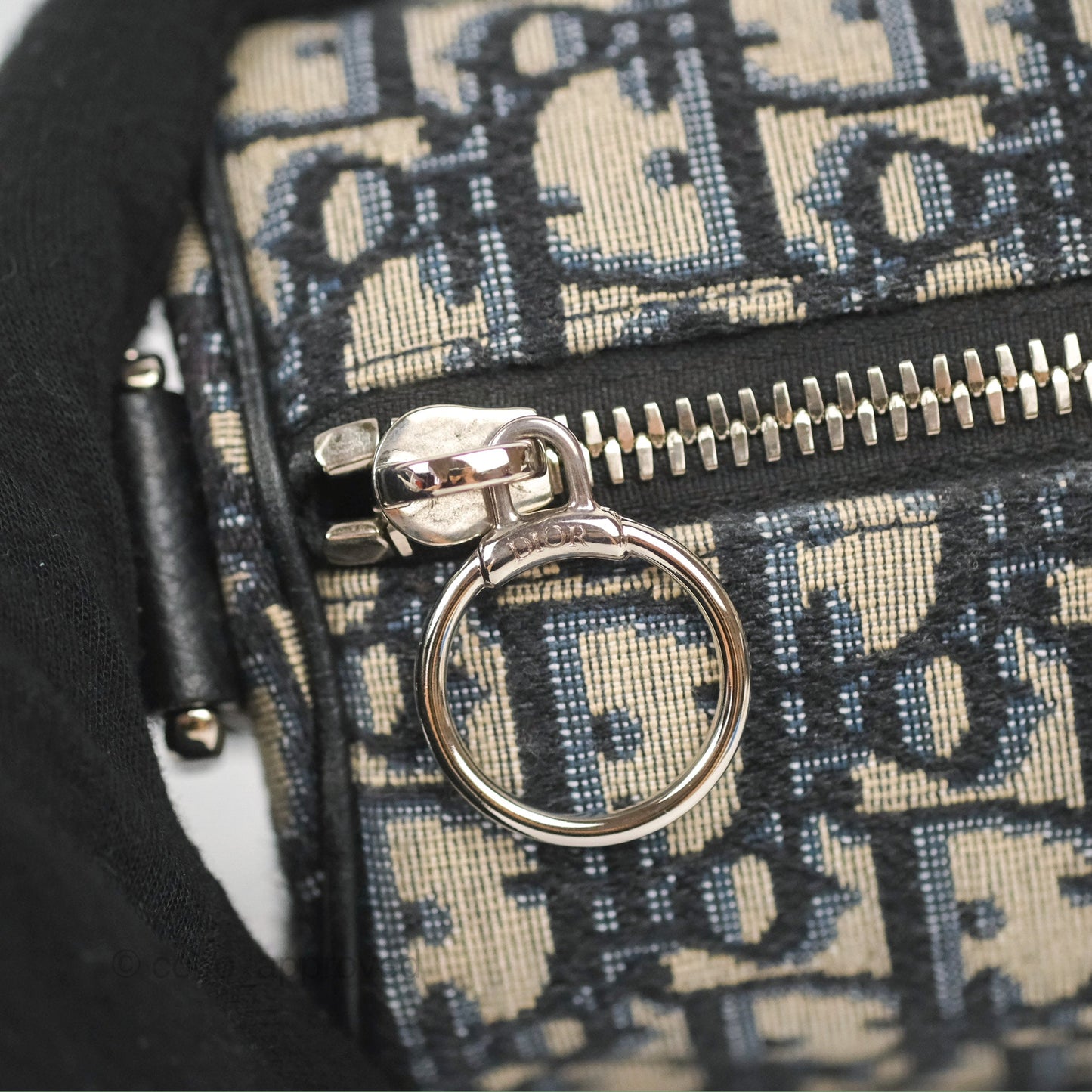 Dior Men's Mini Roller Messenger Bag Oblique Jacquard