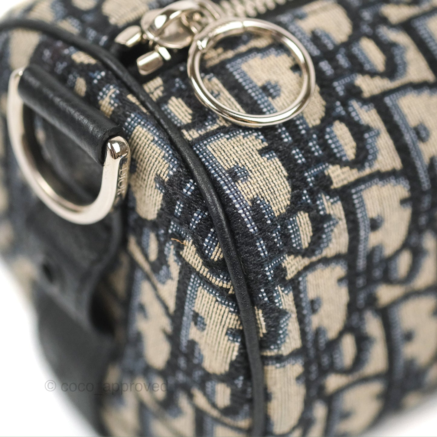 Dior Men's Mini Roller Messenger Bag Oblique Jacquard