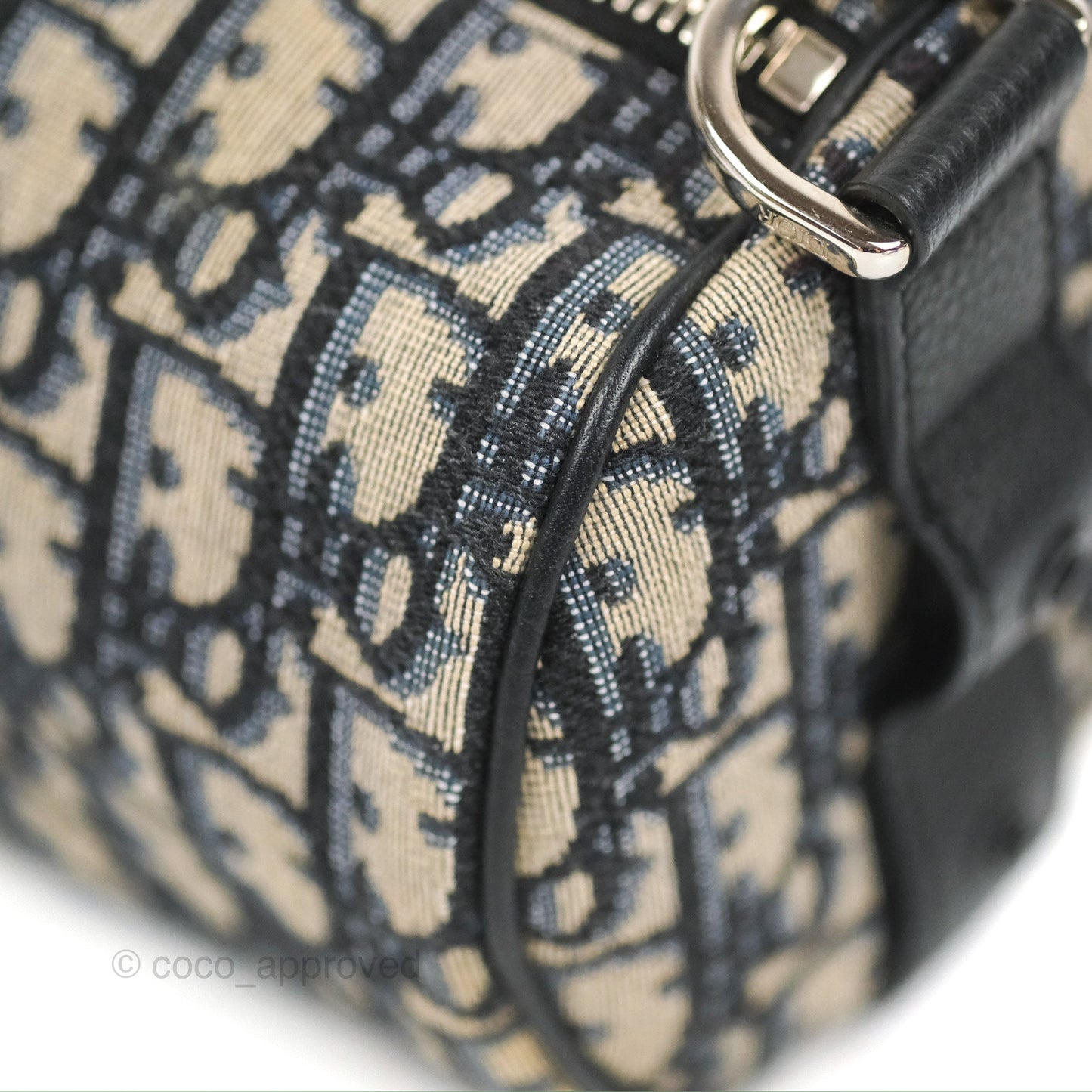 Dior Men's Mini Roller Messenger Bag Oblique Jacquard