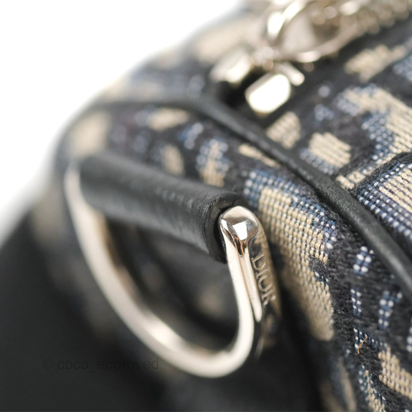Dior Men's Mini Roller Messenger Bag Oblique Jacquard