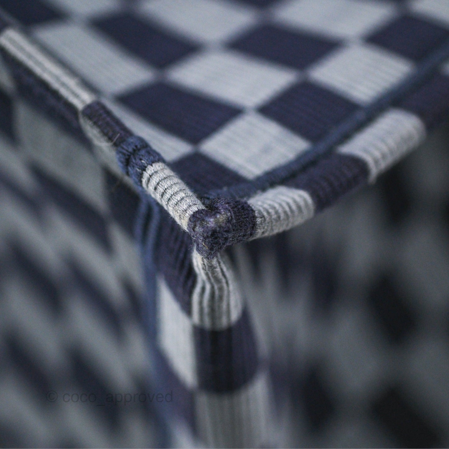 Dior Large Book Tote Checkered Navy