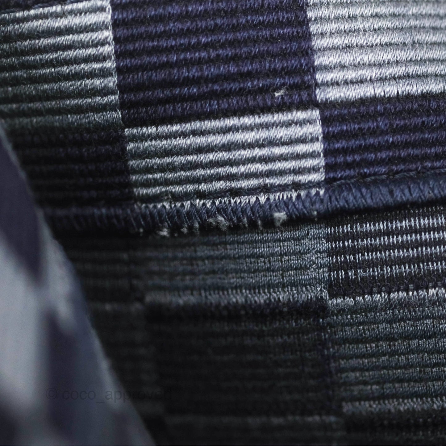 Dior Large Book Tote Checkered Navy