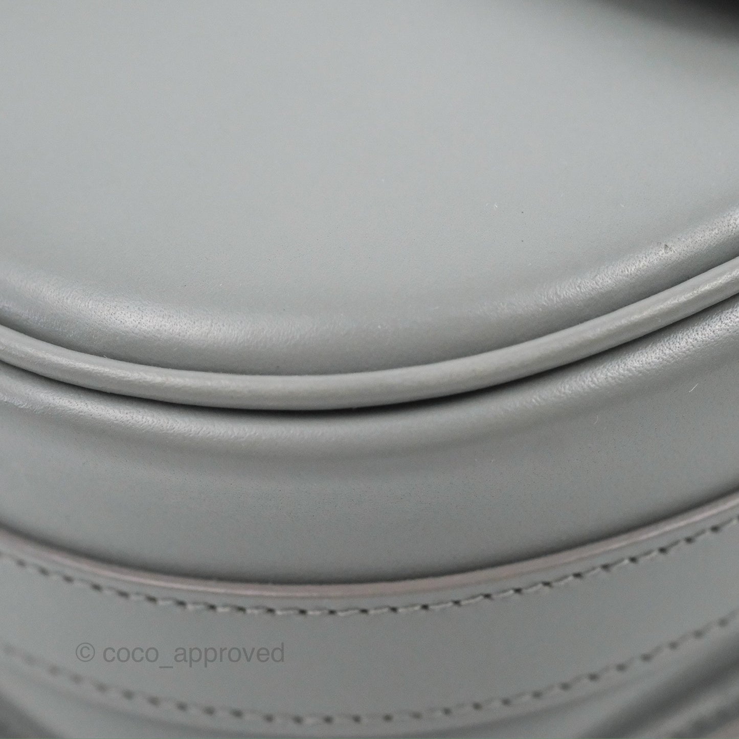 Christian Dior Medium Bobby Flap Stone Grey Box Calfskin