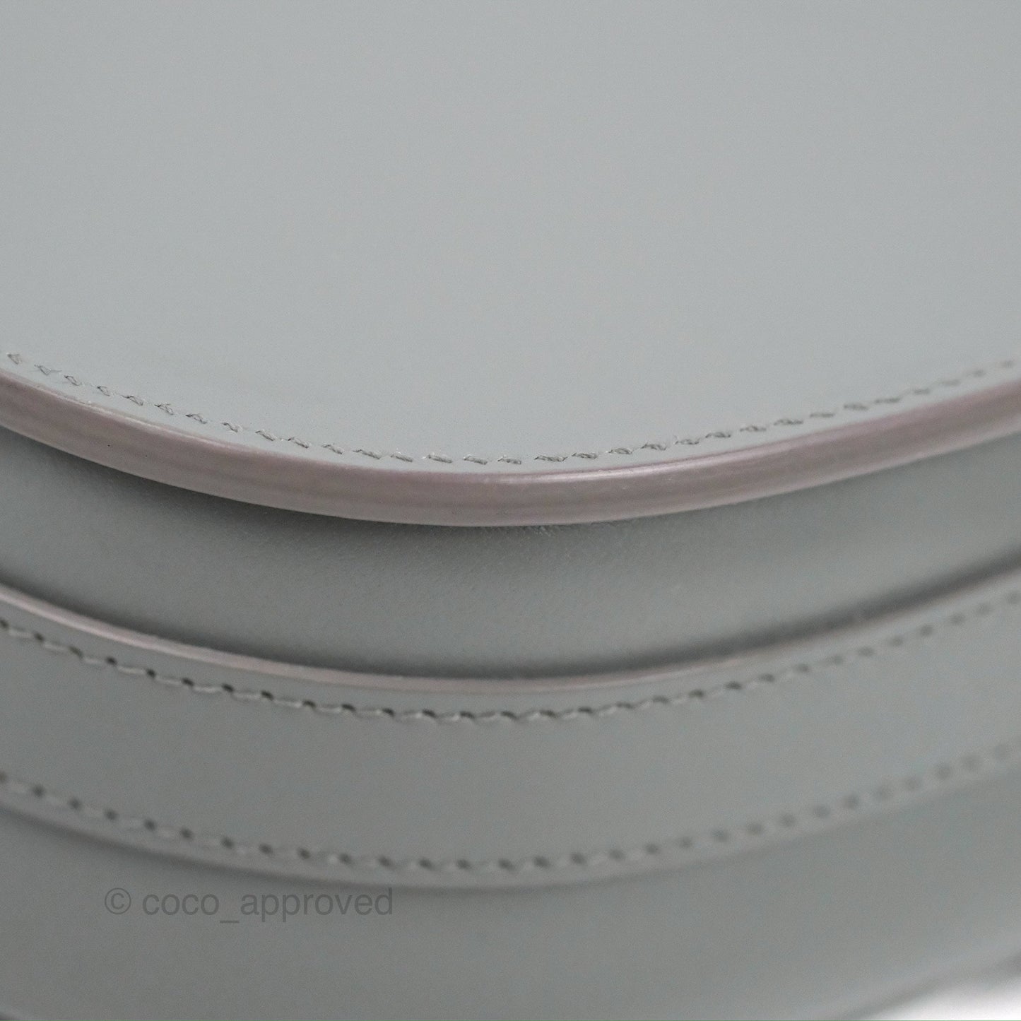 Christian Dior Medium Bobby Flap Stone Grey Box Calfskin