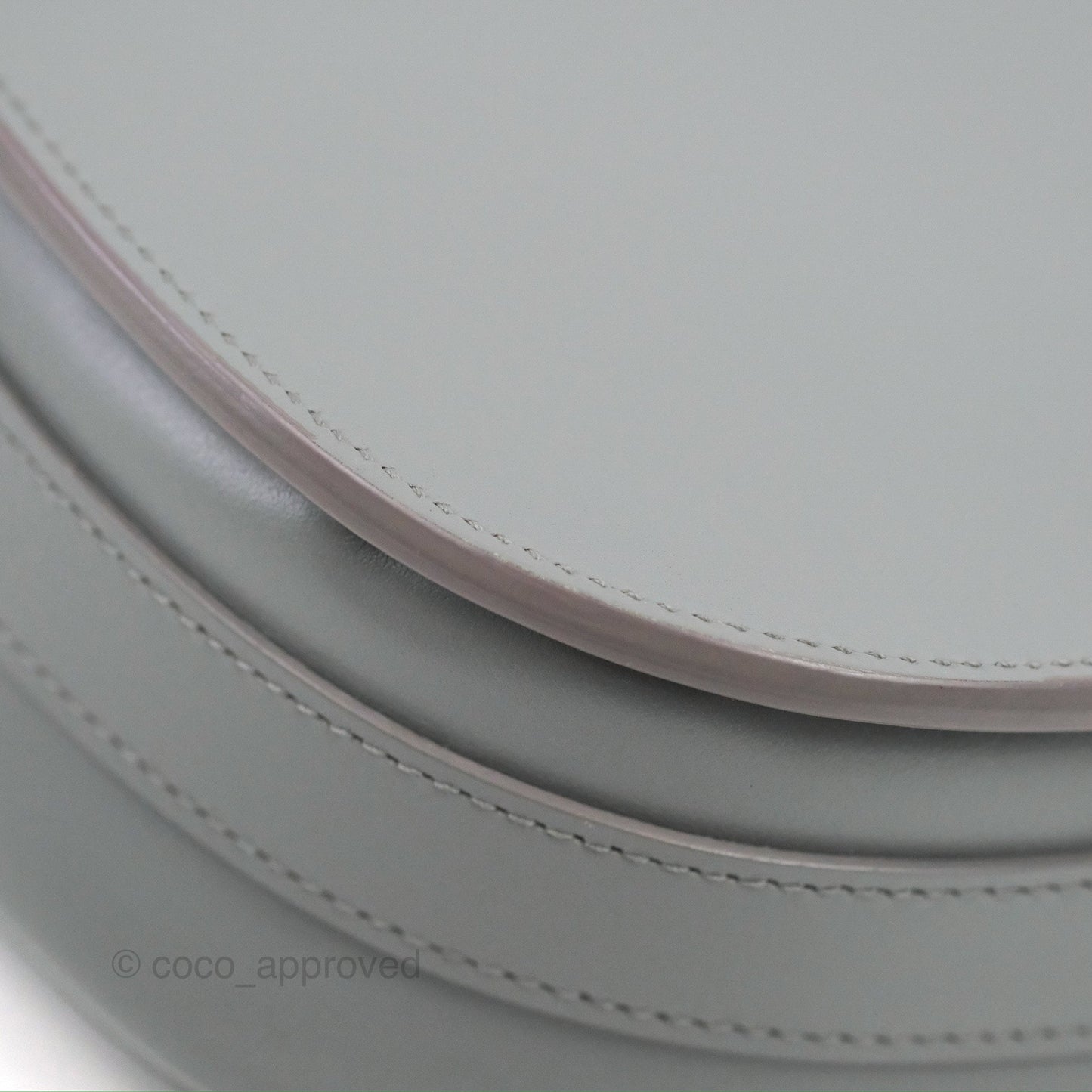 Christian Dior Medium Bobby Flap Stone Grey Box Calfskin