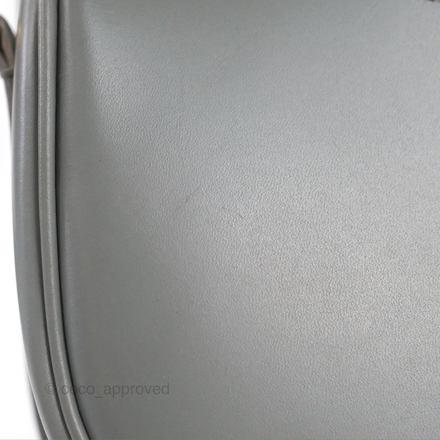 Christian Dior Medium Bobby Flap Stone Grey Box Calfskin