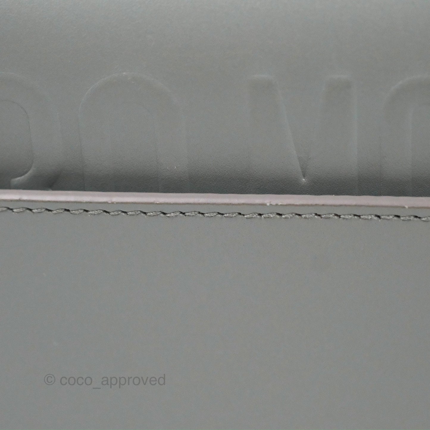 Christian Dior Medium Bobby Flap Stone Grey Box Calfskin