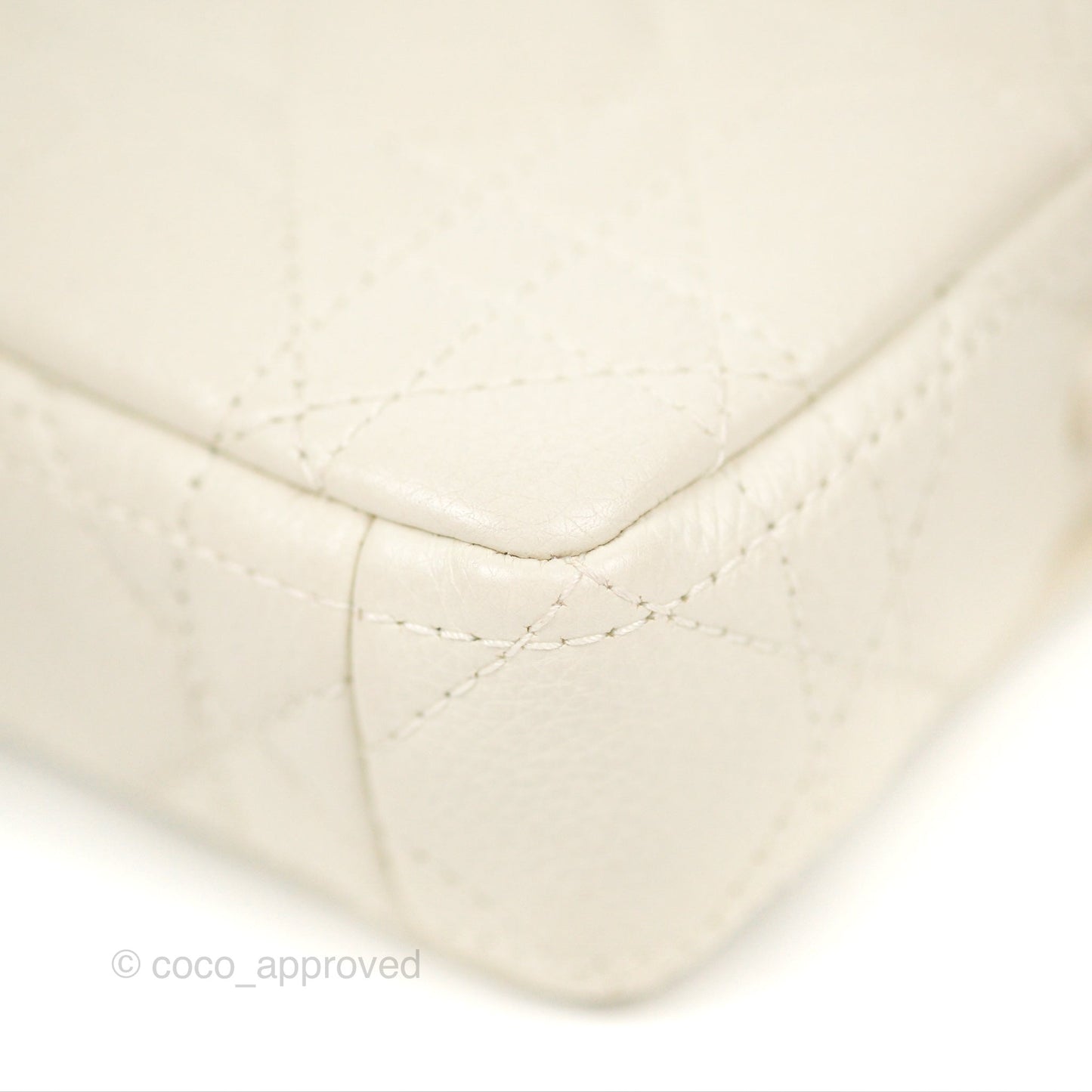 Dior Caro Pouch with Chain Latte Supple Cannage Calfskin