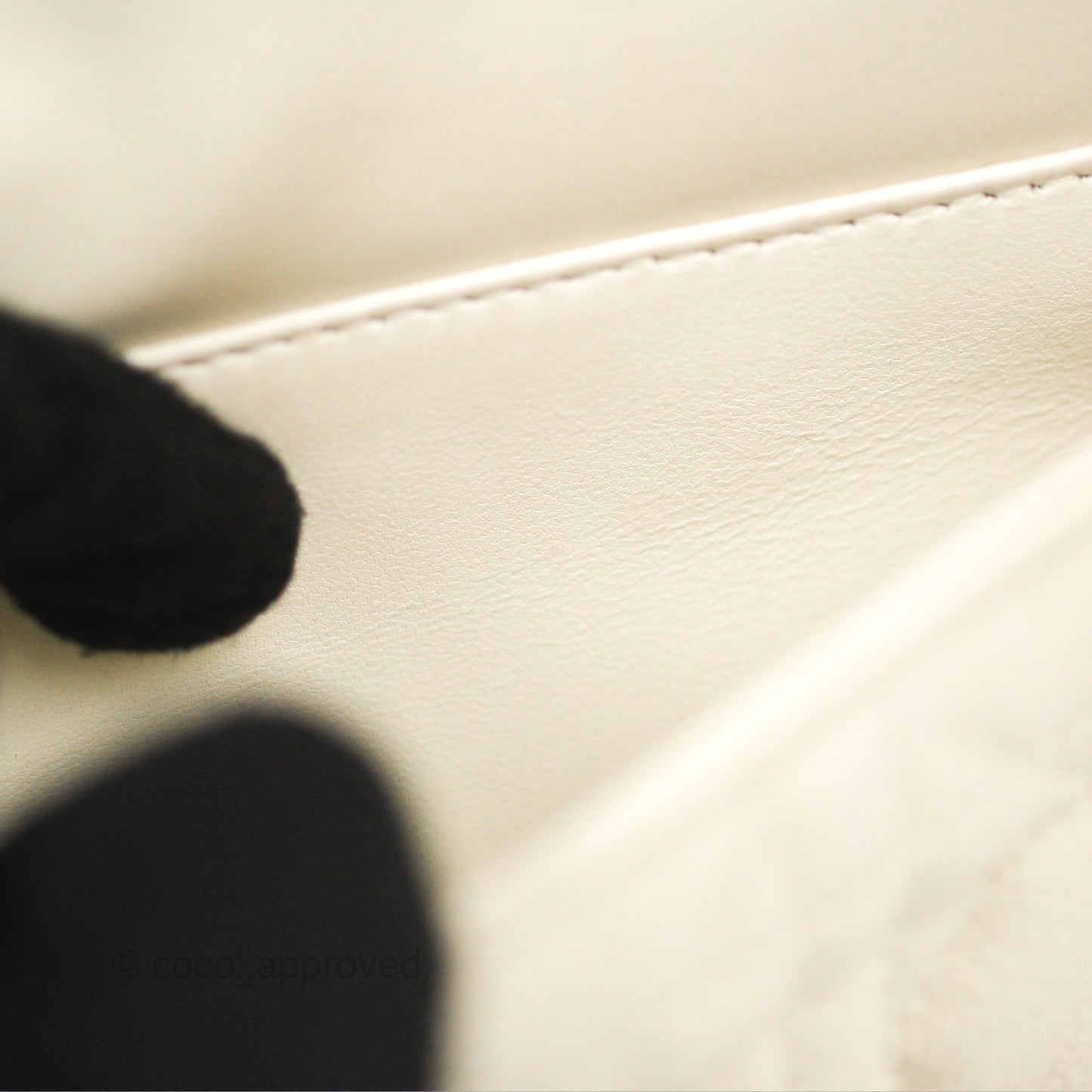 Dior Caro Pouch with Chain Latte Supple Cannage Calfskin
