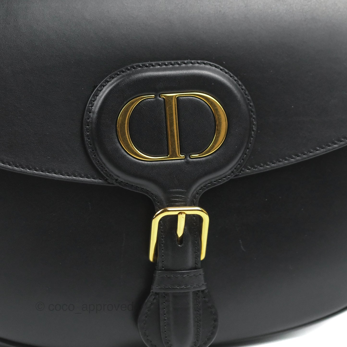 Dior Bobby Large Box Calfskin Flap Black