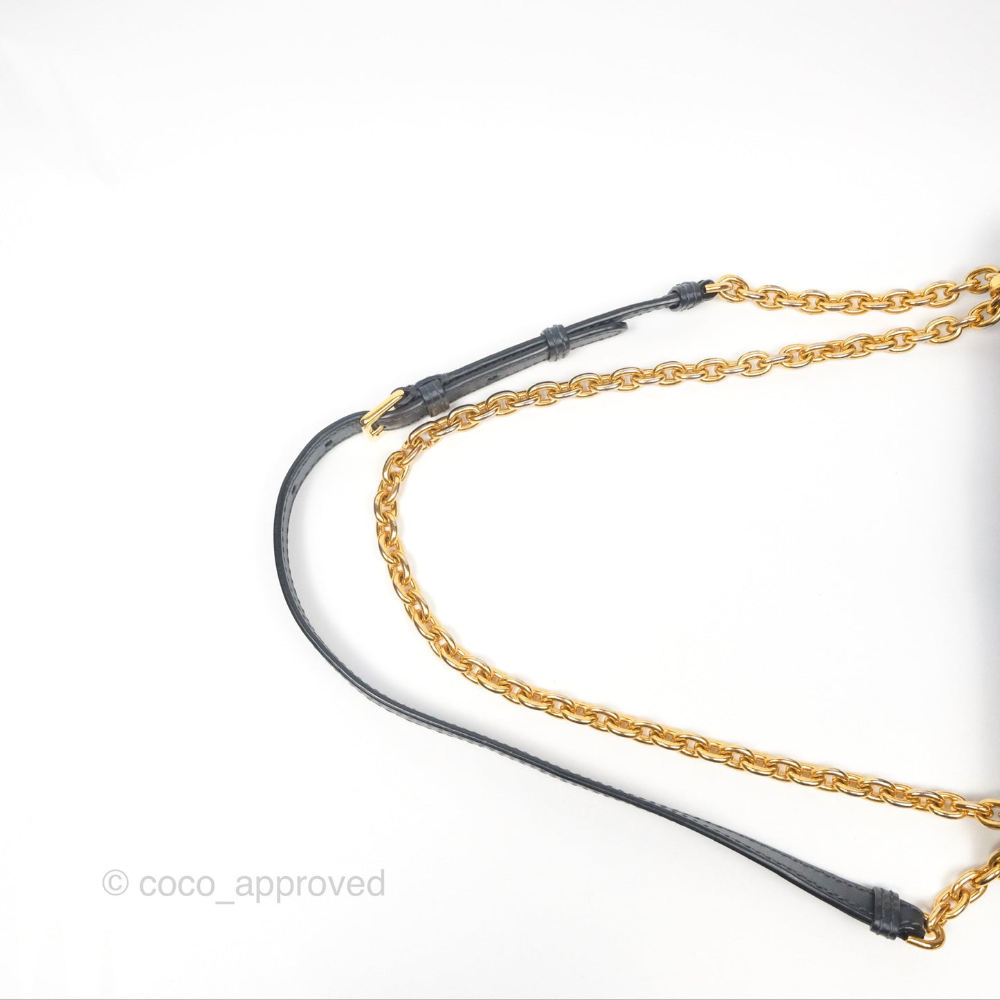 Christian Dior 30 Montaigne with Chain Blue Dior Oblique Jacquard