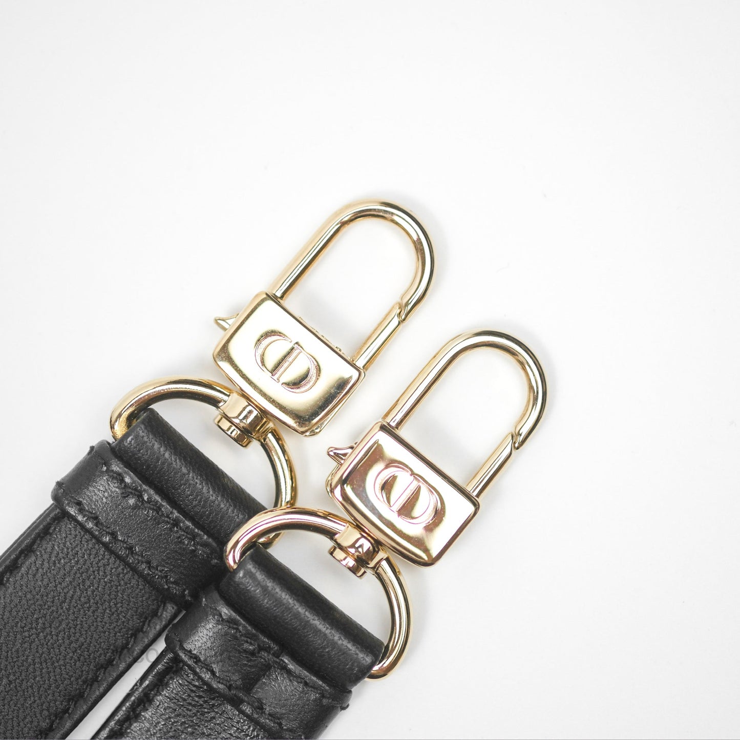 Dior Small Lady D-Joy Bag Black Lambskin Cannage Gold Hardware