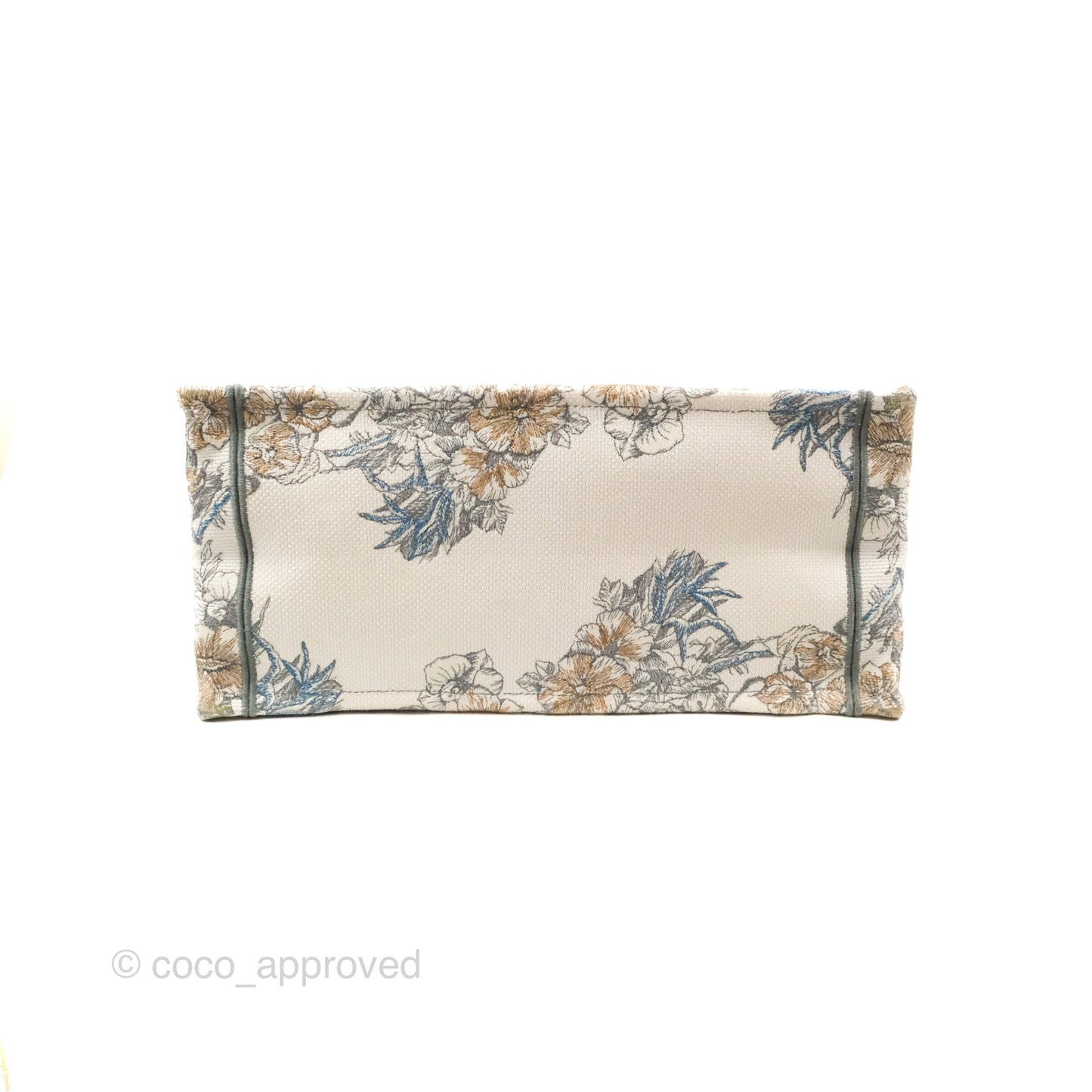 Christian Dior Medium(Old Small) Book Tote White Multicolor Rêve d'Infini Embroidery