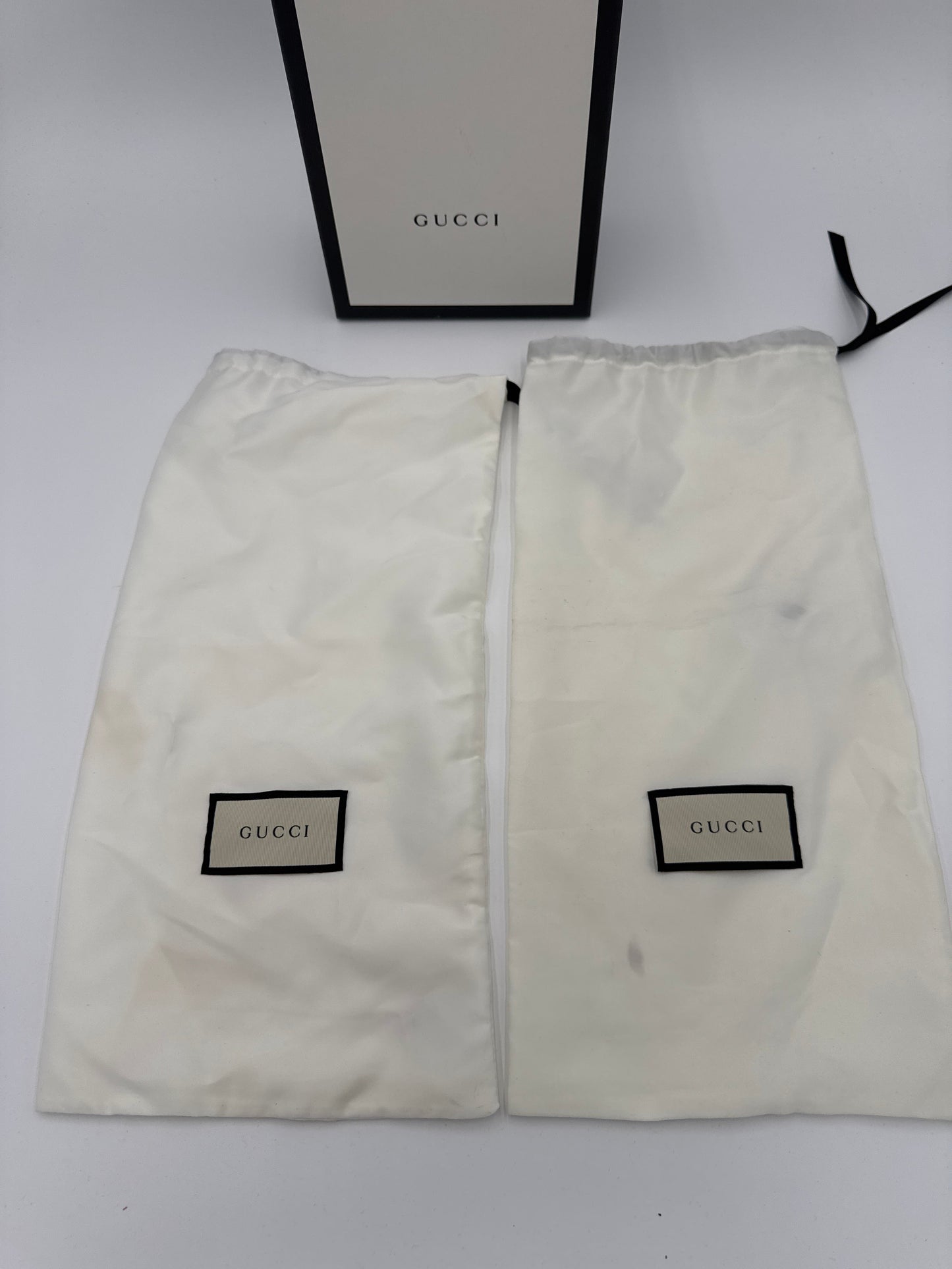 Shoes Luxury Designer By Gucci In Black, Size:8.5