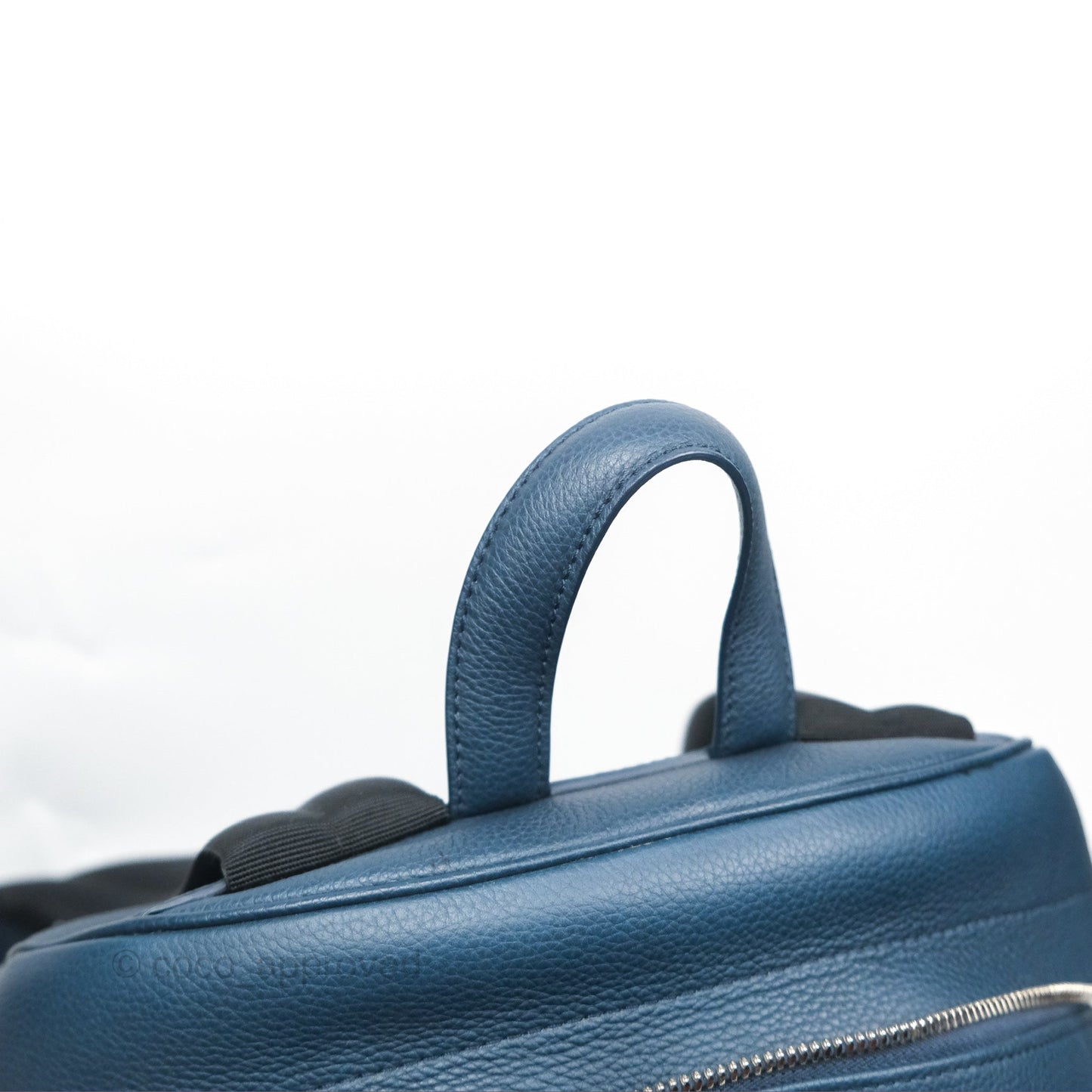 Christian Dior Backpack Calfskin Navy